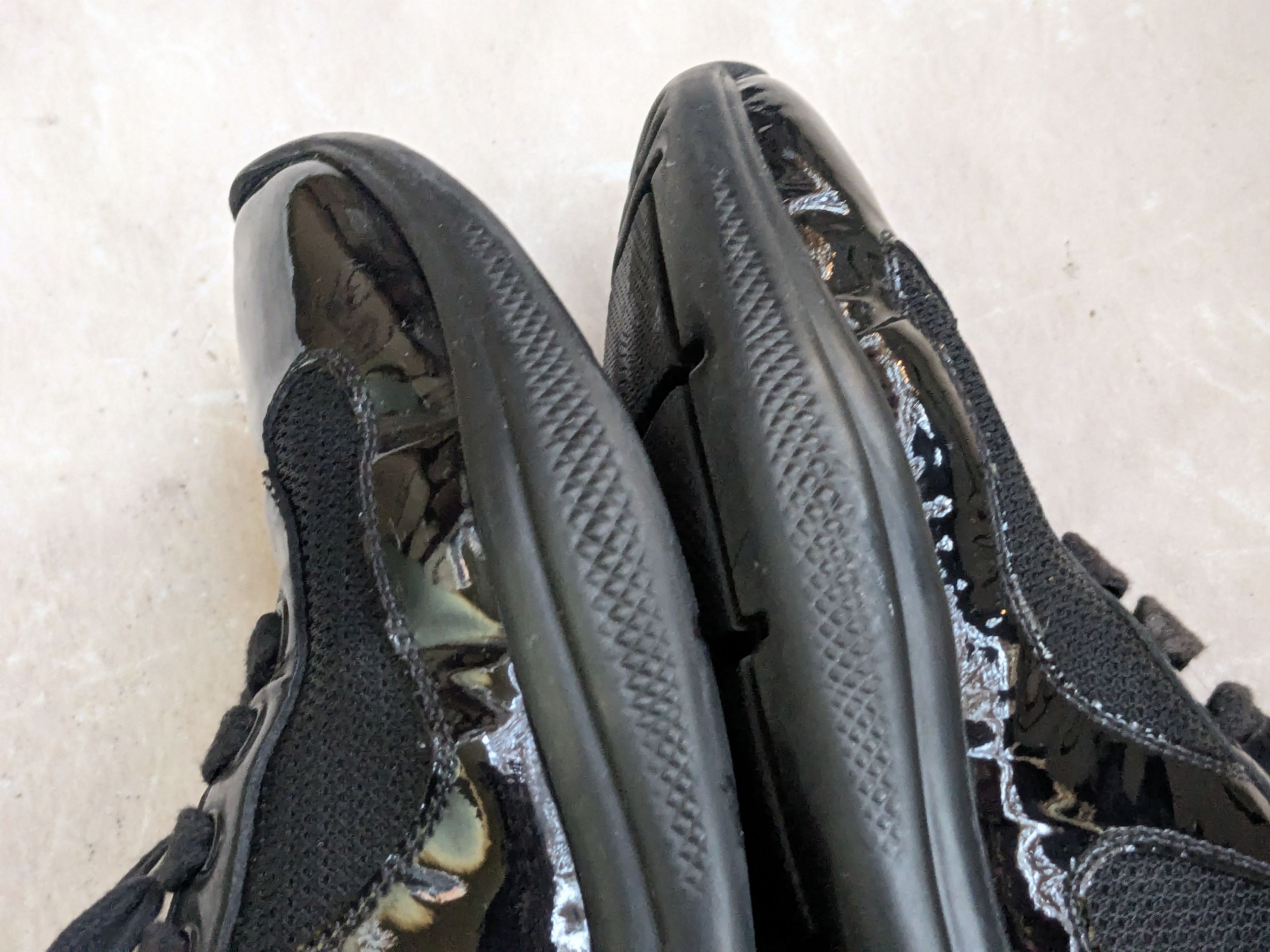 Prada Prada America's Cup Sneakers Black Patent Leather 10 Red Size US 10 / EU 43 - 6 Thumbnail