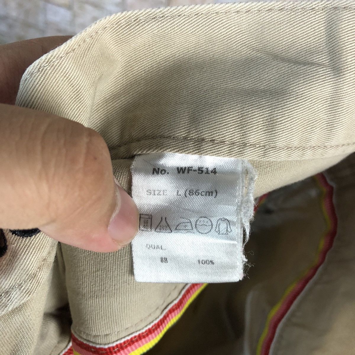 Japanese Brand × Seditionaries Double Focus stretwear double waist Cream Cargo Pants #A622 Size US 33 - 19 Thumbnail