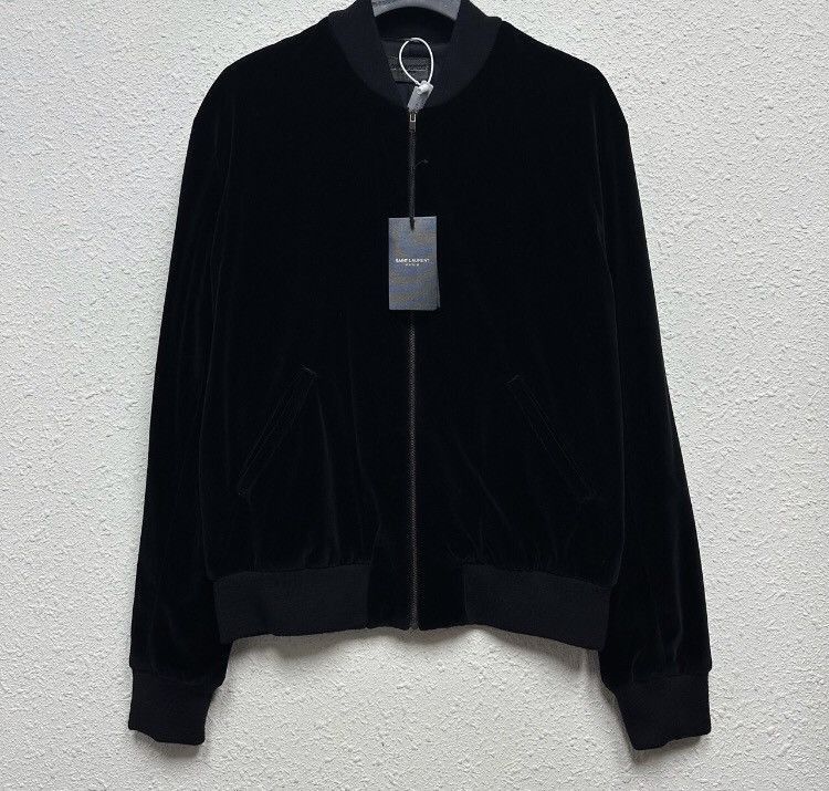 Saint Laurent Paris Saint laurent Slp black velvet note jacket - DMC Size US M / EU 48-50 / 2 - 1 Thumbnail