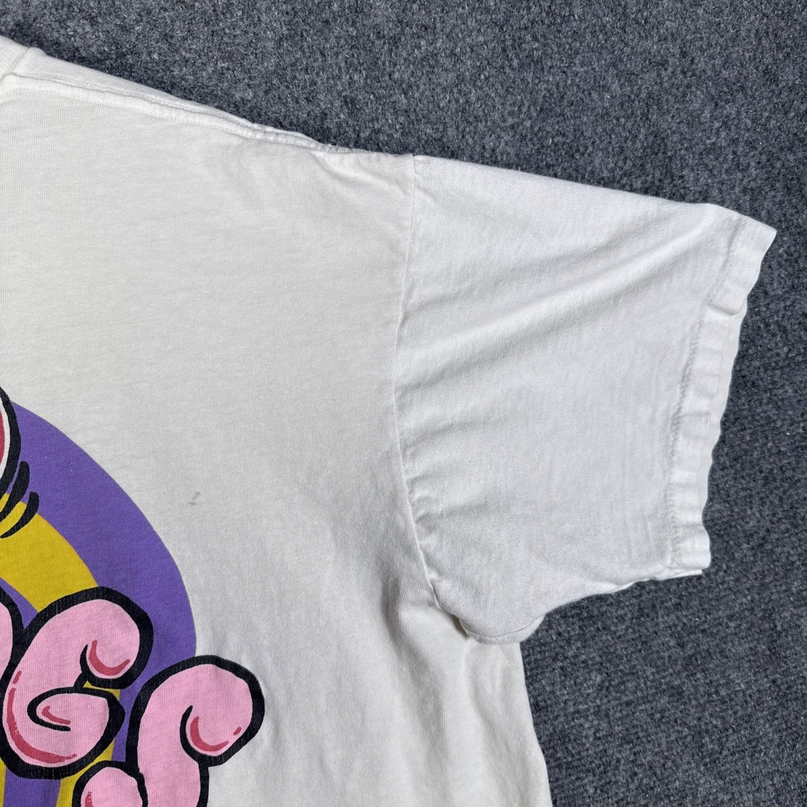 Blind Skateboards Vintage Hyper Skate Wheels Shirt XL White 90s USA RARE Size US XL / EU 56 / 4 - 8 Thumbnail