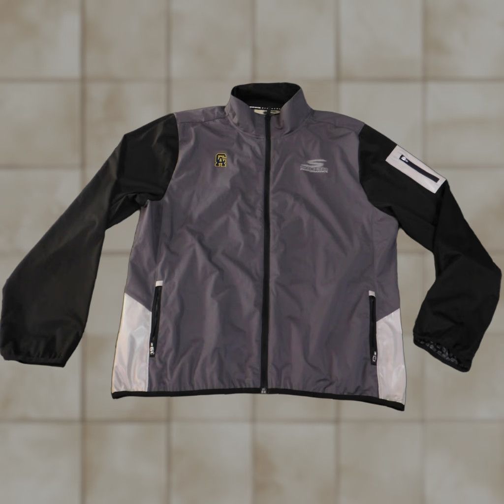 SKECHERS Skechers Performance Jacket Mens 2XL Gray Windbreaker Full Zip Golf Windproof Water Resistant Reflective Pockets Zip Lined GoShield Size US XXL / EU 58 / 5 - 1 Thumbnail
