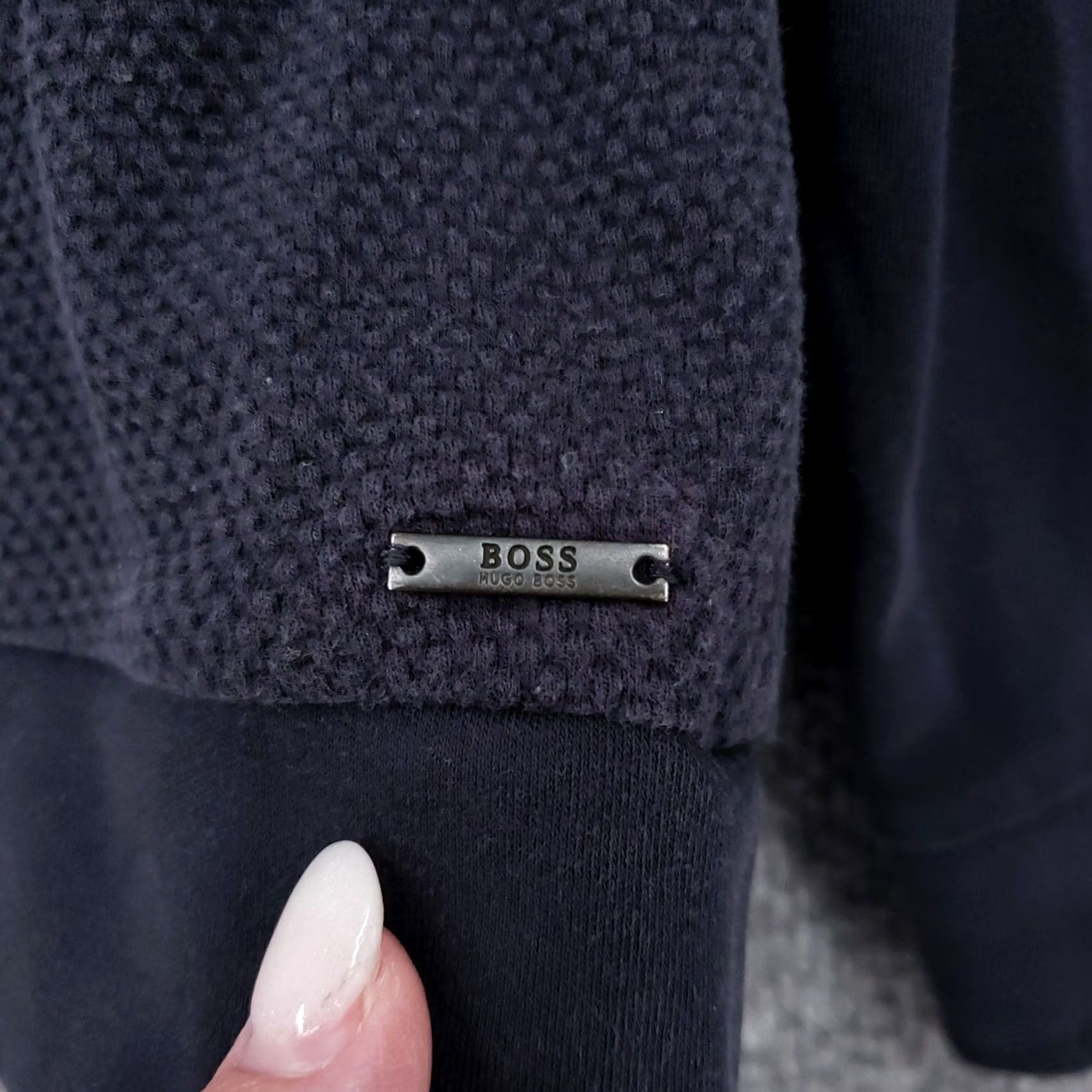 Hugo Boss Hugo Boss Sweater Men XL Blue Regular Fit Long Sleeve Mock Neck 1/4 Zip Pullover Size US XL / EU 56 / 4 - 3 Thumbnail