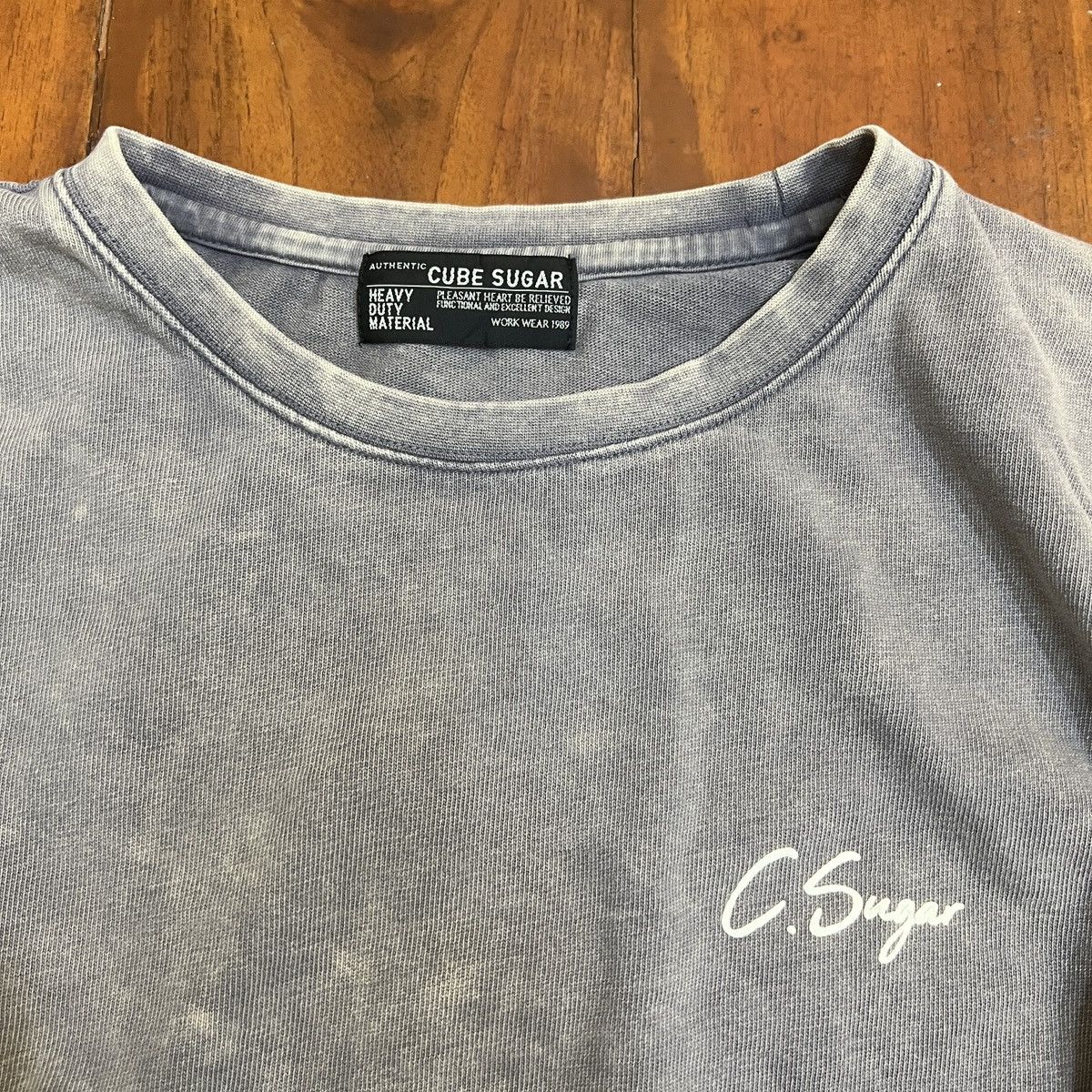 Japanese Brand CUBE SUGAR JAPANESE BRAND ACID WASH TEE Size US XL / EU 56 / 4 - 4 Thumbnail