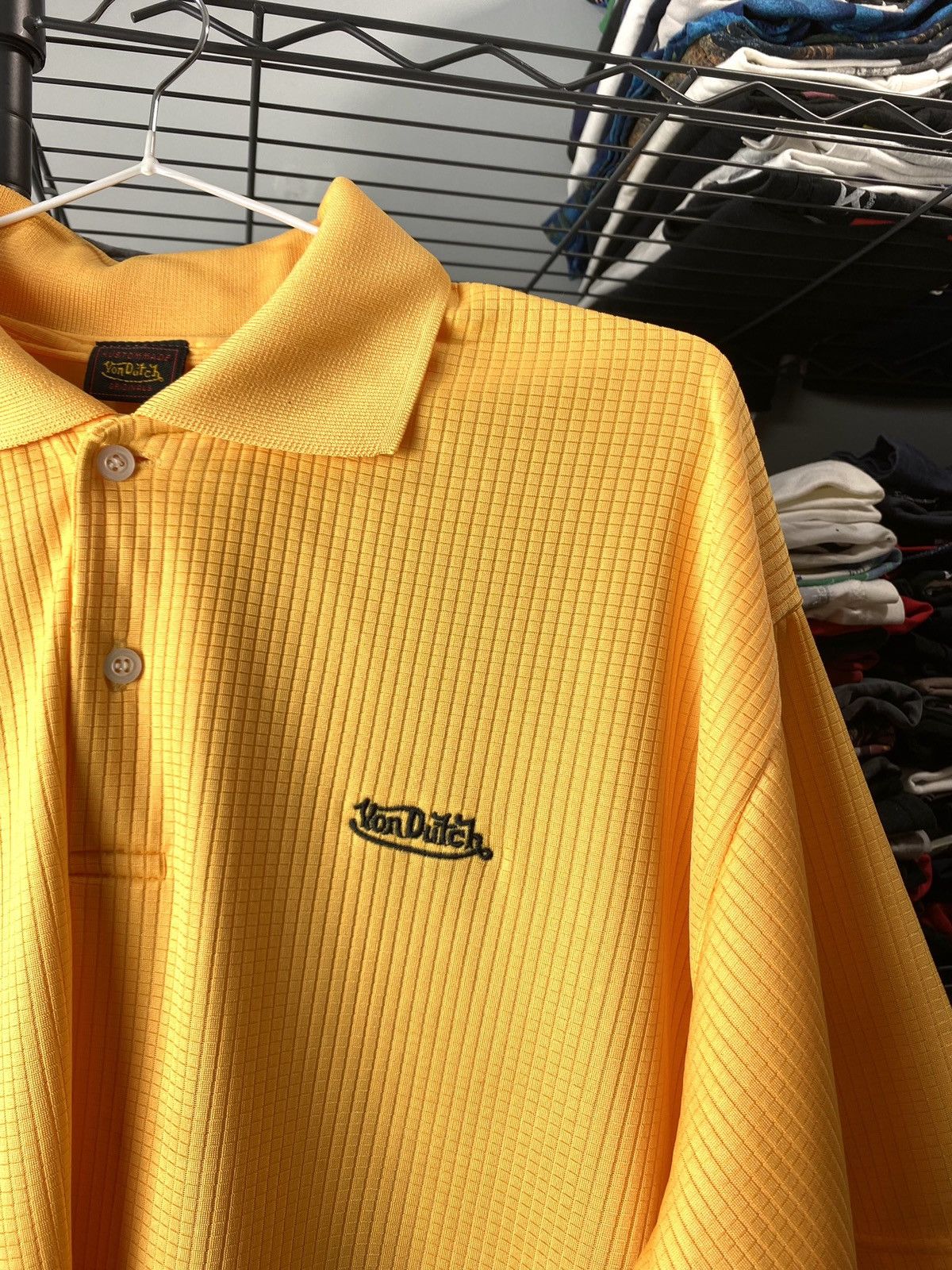 Von Dutch 1990’s Vintage Von Dutch Polo Shirt Size US XL / EU 56 / 4 - 3 Thumbnail