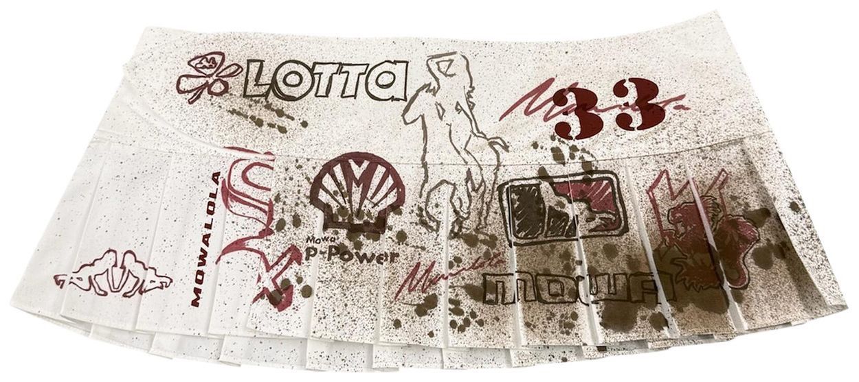 Mowalola Cactus Jack by Travis Scott x MOWALOLA Dirt BGC Skirt “Ash” Size 34" / US 12 / IT 48 - 4 Thumbnail