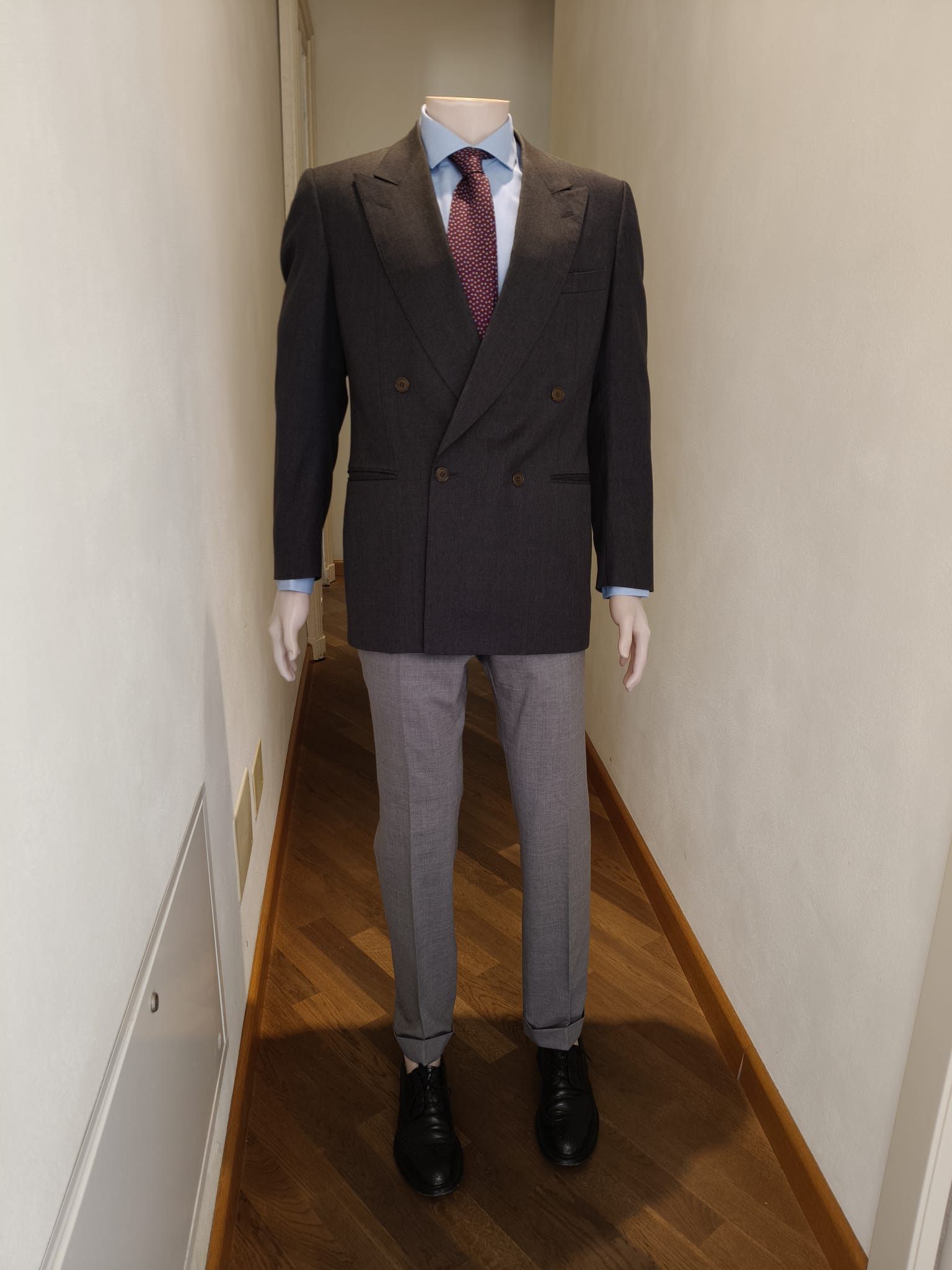 Canali Canali sartorial double breasted 4×1Jacket made in Italy Size 48S - 3 Thumbnail
