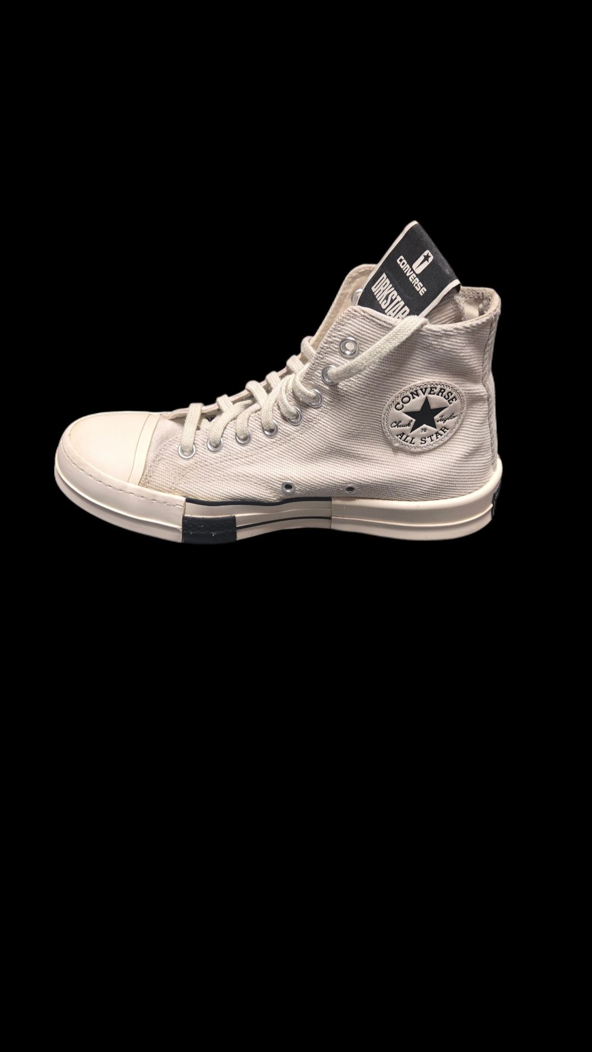 Rick Owens Rick Owens DRKSHDW x Converse DRKSTAR chuck 70 Size US 7.5 / EU 40-41 - 5 Thumbnail