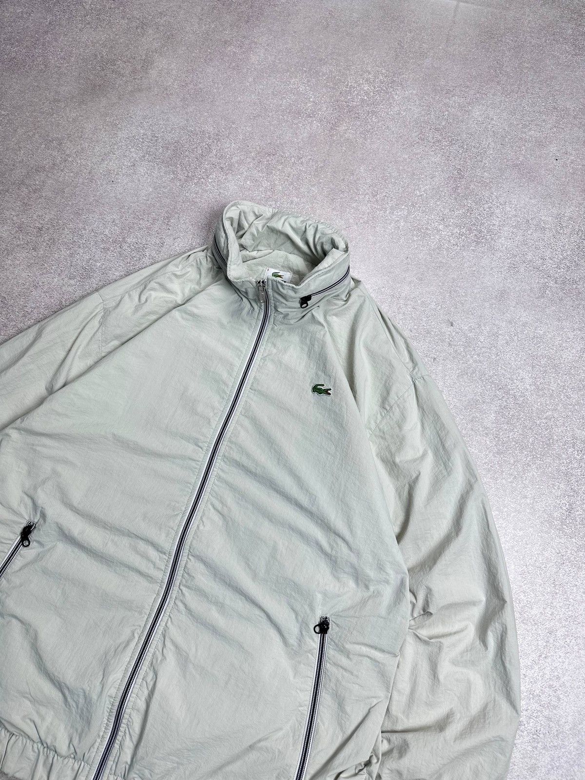 Lacoste Vintage Lacoste Sport Nylon Boxy Zip Jacket M Size US M / EU 48-50 / 2 - 2 Thumbnail