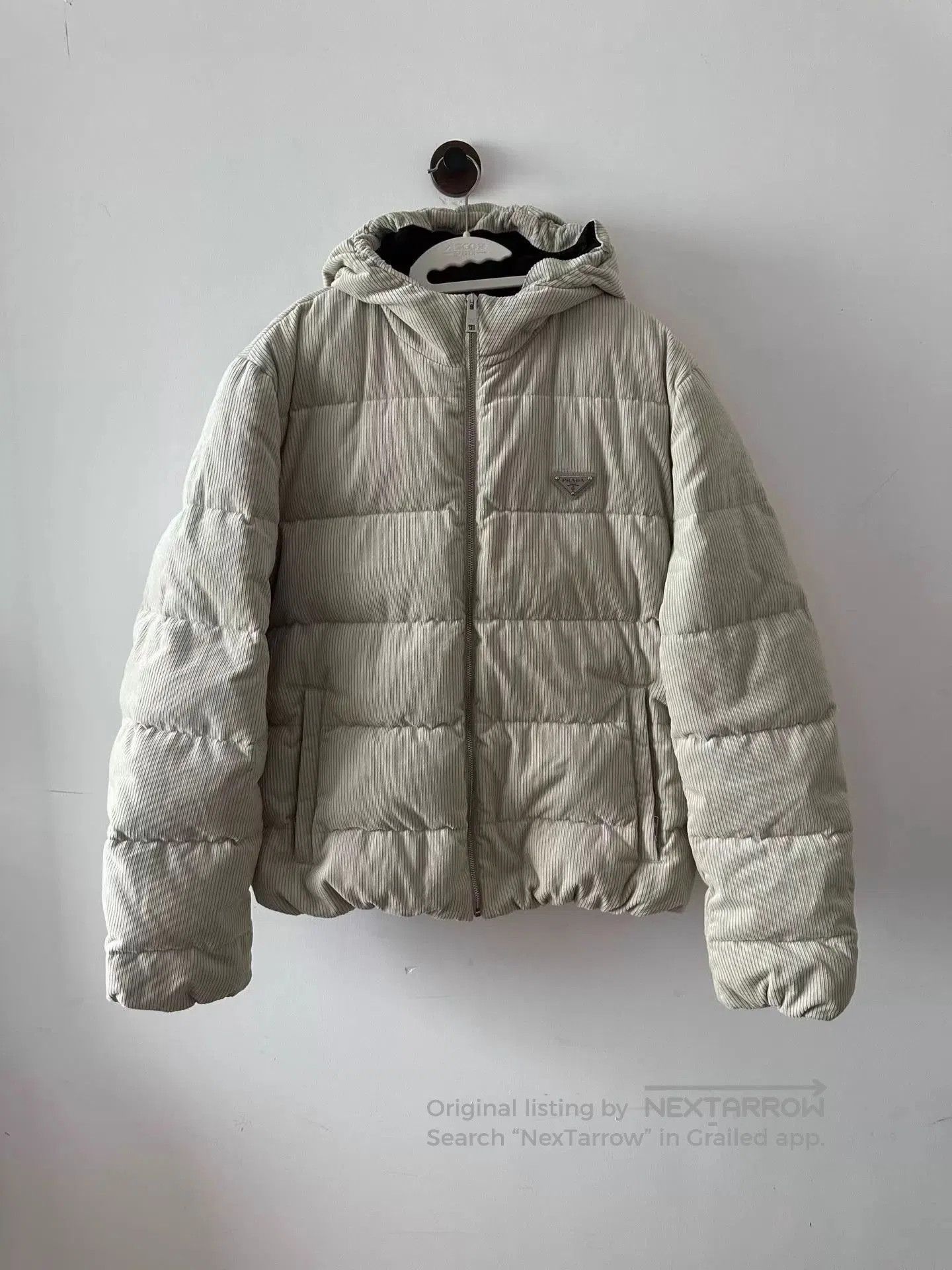 Prada Hooded Padded Black Jacket. Size US L / EU 52-54 / 3 - 1 Thumbnail
