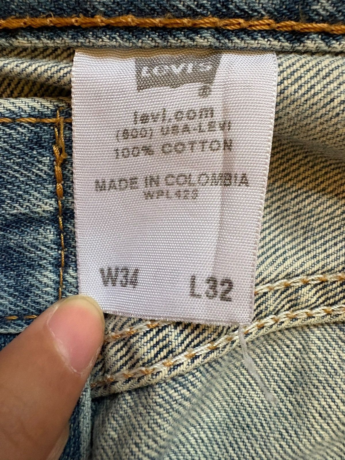 Levi's Vintage 90s Levis 501 Mud Wash Distressed Baggy Jeans Size US 34 / EU 50 - 9 Thumbnail