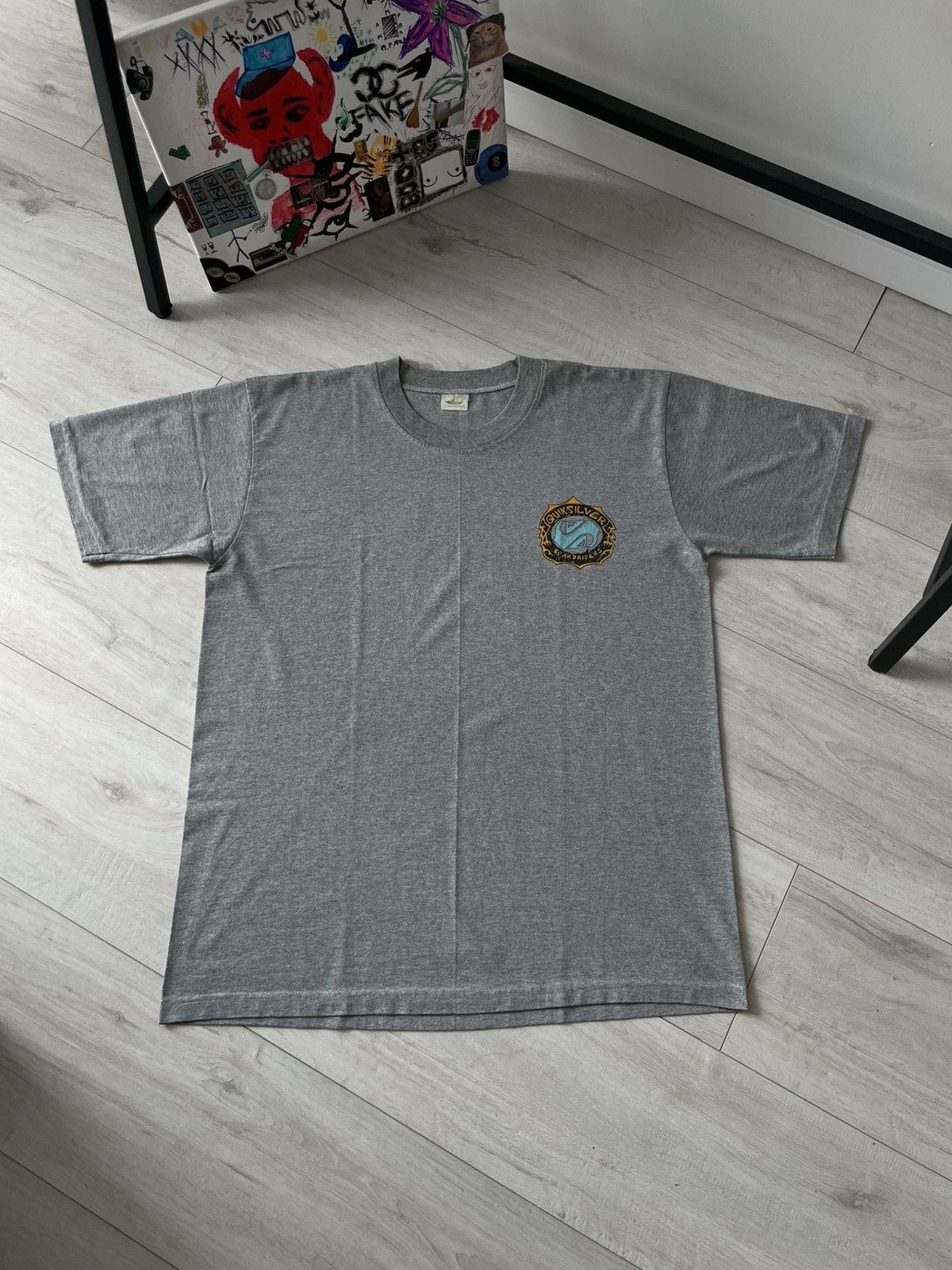 Quiksilver Vintage 90's Quiksilver Boakdriders T-Shirt Surf Big Logo Size US L / EU 52-54 / 3 - 2 Thumbnail