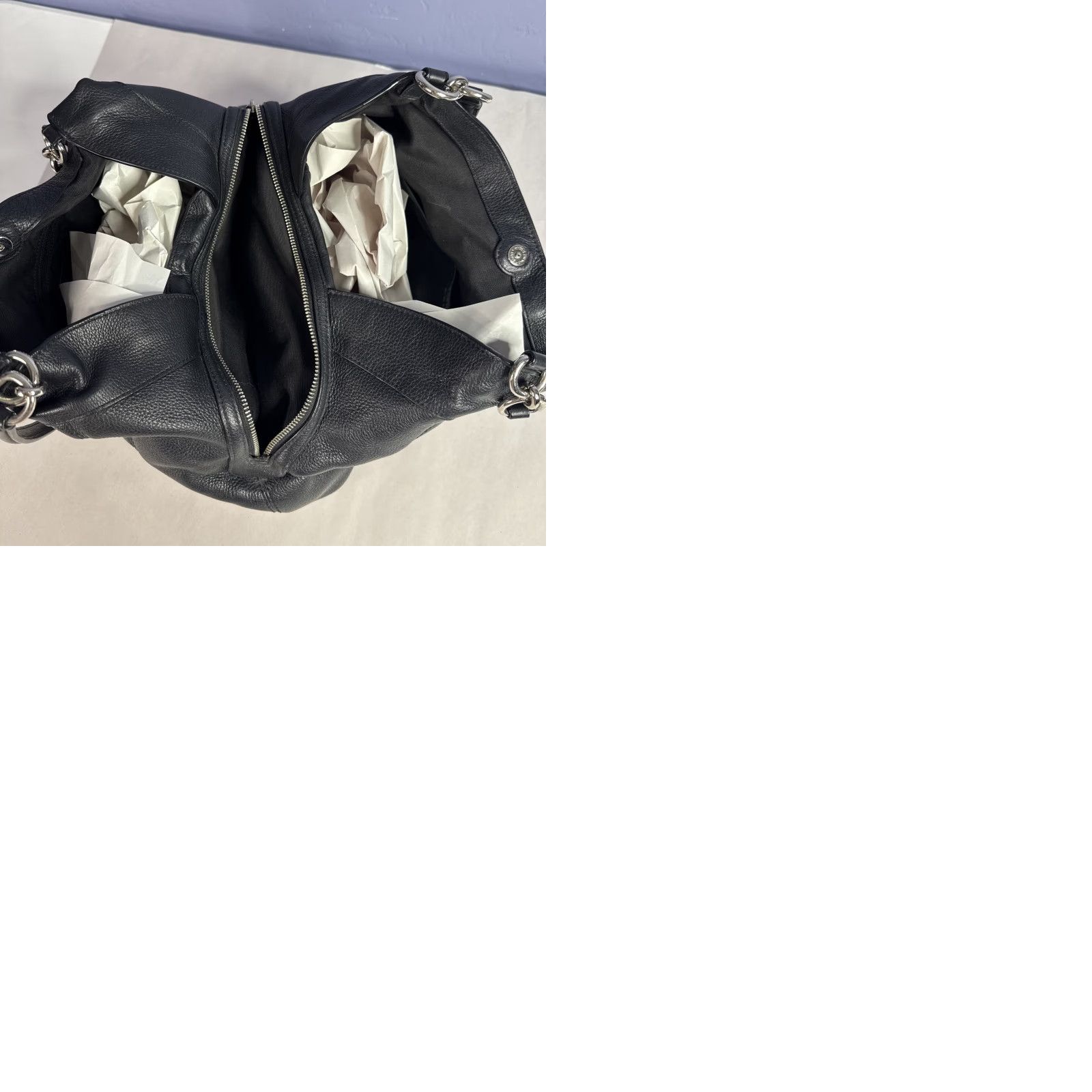 Coach COACH Lexi Black Pebble Leather 3 Compartment Shoulder Bag F57545 Purse Size ONE SIZE - 9 Thumbnail