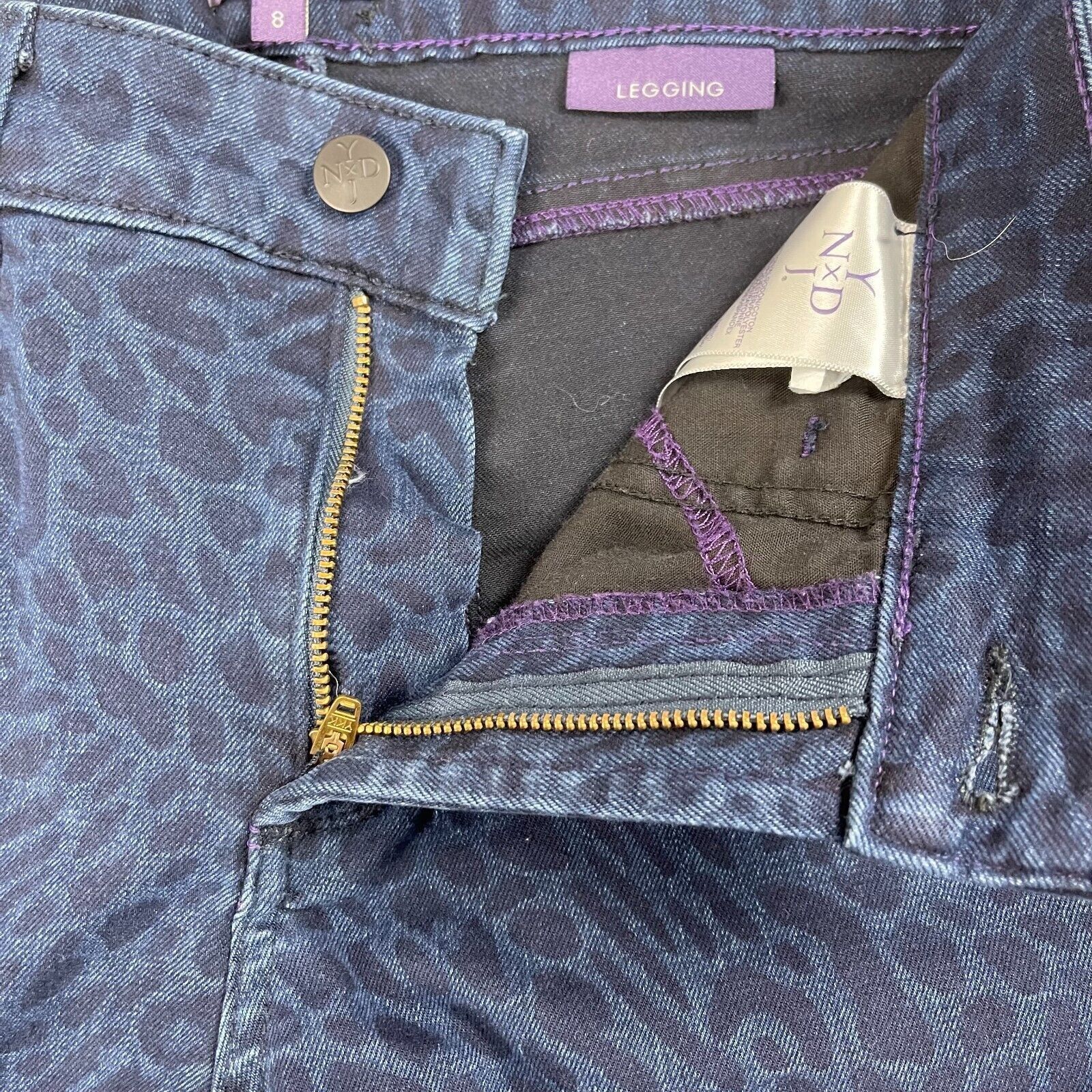Other Womens NYDJ Stretch Legging Jeans Size 8 Size 29" - 5 Thumbnail