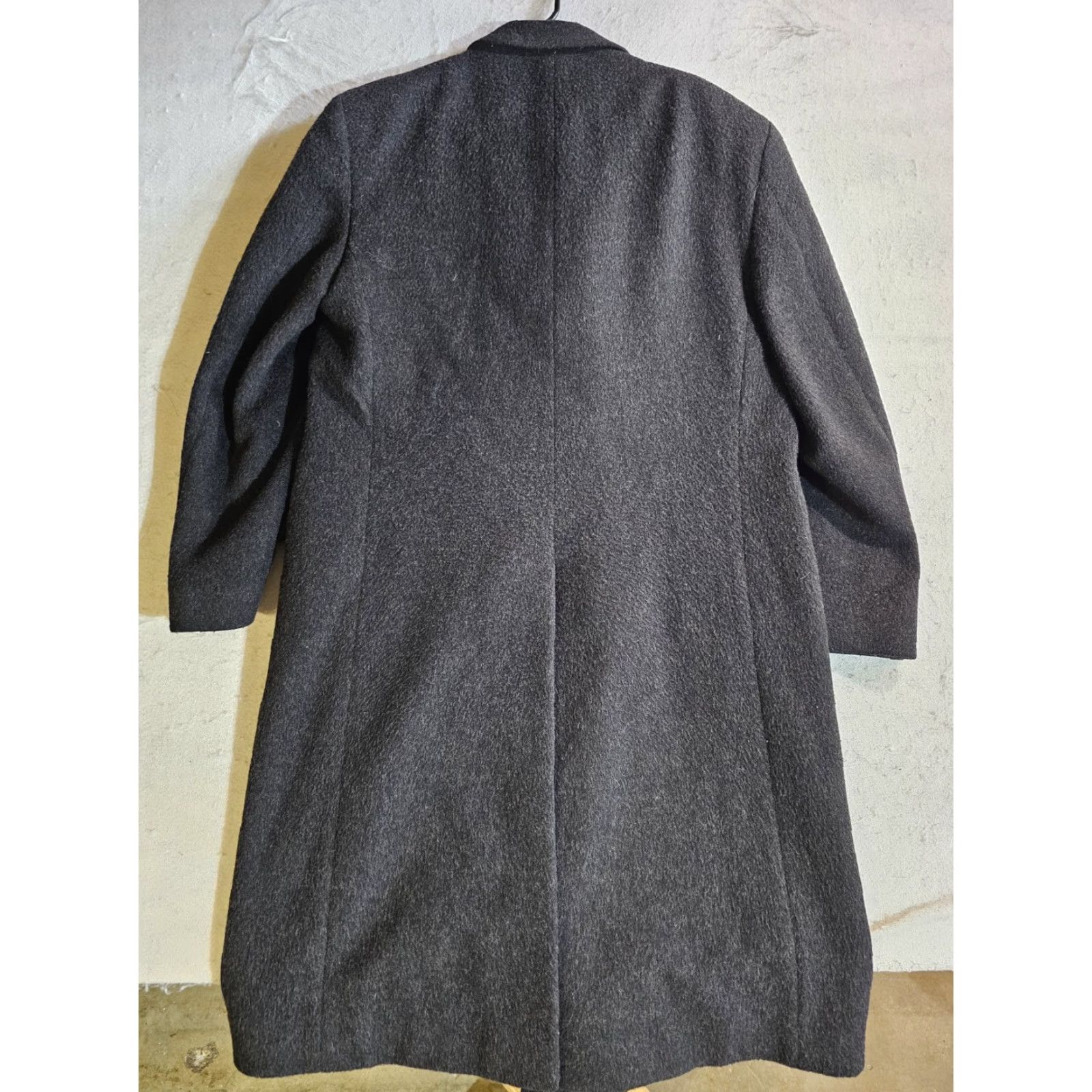 Vintage VINTAGE Nino Cerruti Overcoat Charcoal Wool/Cashmere Blend Single Breasted Sz 42 Reg Coat Men Size US XS / EU 42 / 0 - 7 Thumbnail