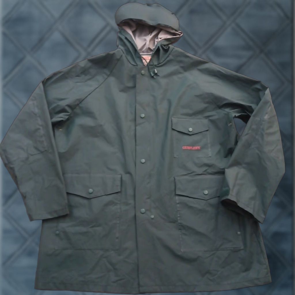 Vintage Gemplers Jacket Mens Large Green Waterproof Hooded Breathable Rain Coat Pockets Weather Gear L Mens Size US L / EU 52-54 / 3 - 1 Thumbnail