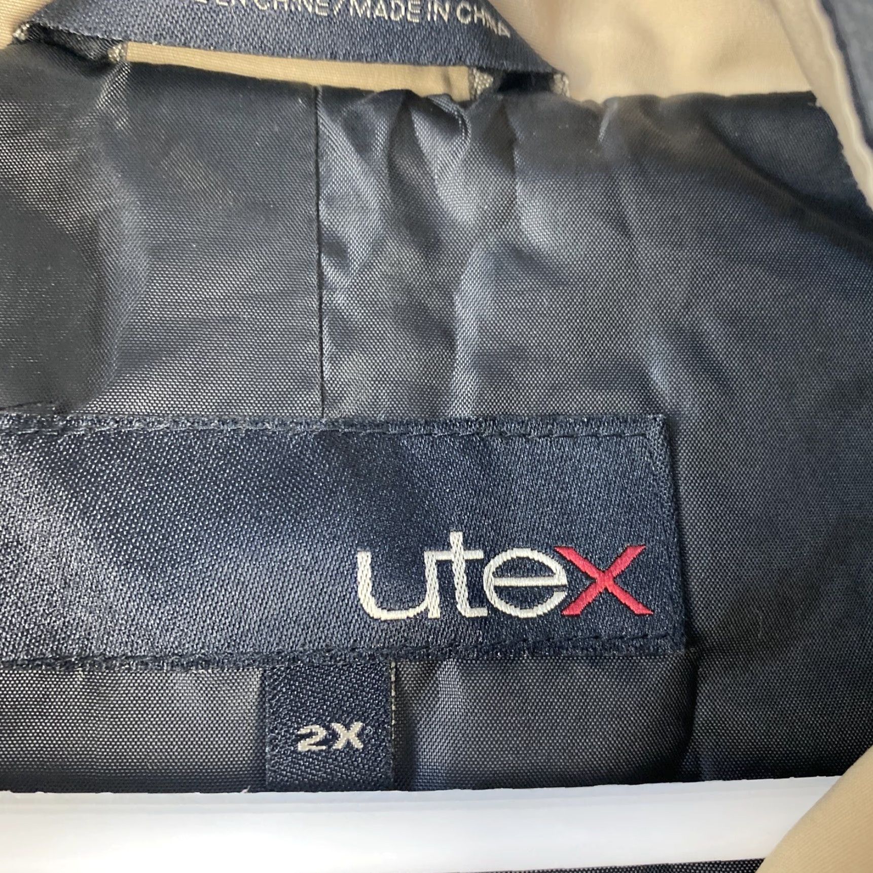 Vintage UTEX Woman's Full Zip Up Jacket Coat Size 2X Black Long Sleeves 47-2 Size XXL / US 16-18 / IT 52-54 - 4 Thumbnail