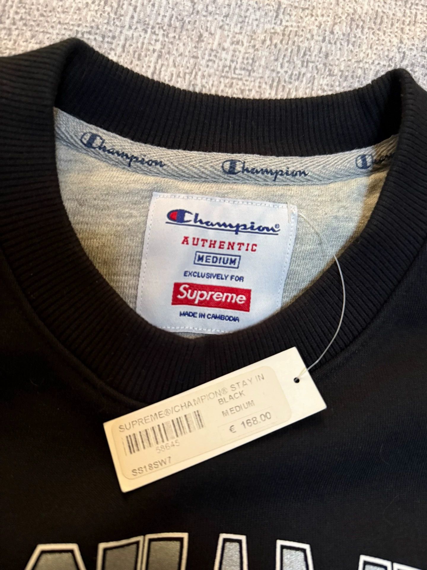 Supreme Supreme Champion Logo Crew Sweatshirt New w Tags M Size US M / EU 48-50 / 2 - 4 Thumbnail