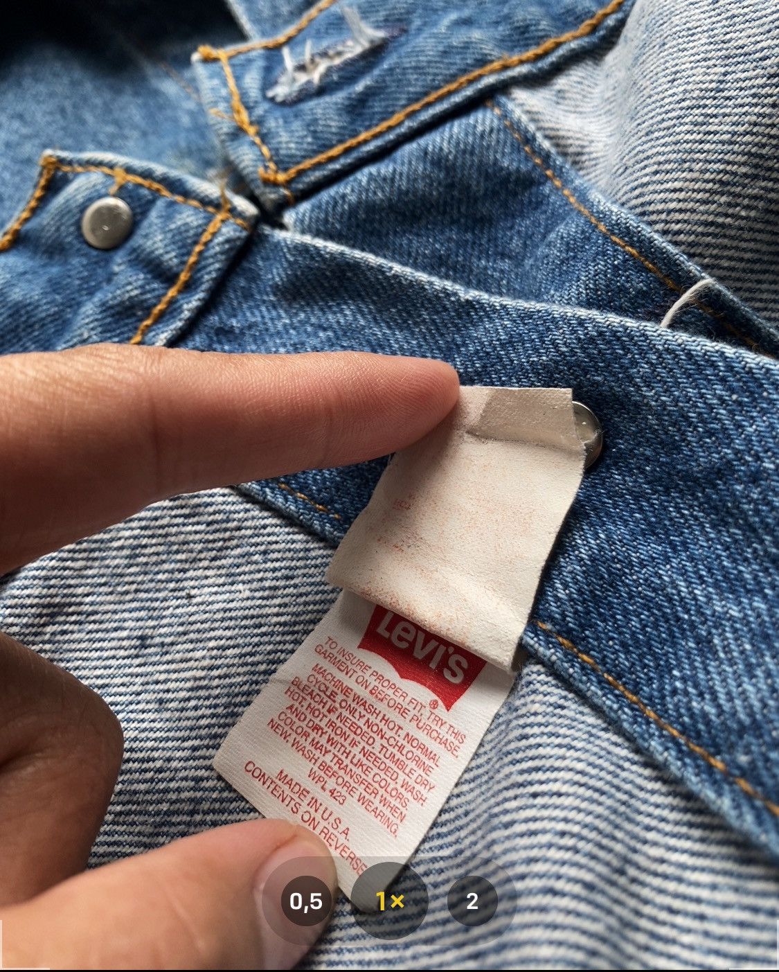Levi's Vintage Clothing RARE VINTAGE 90s LEVI’S 70505-0217 Size US M / EU 48-50 / 2 - 4 Thumbnail