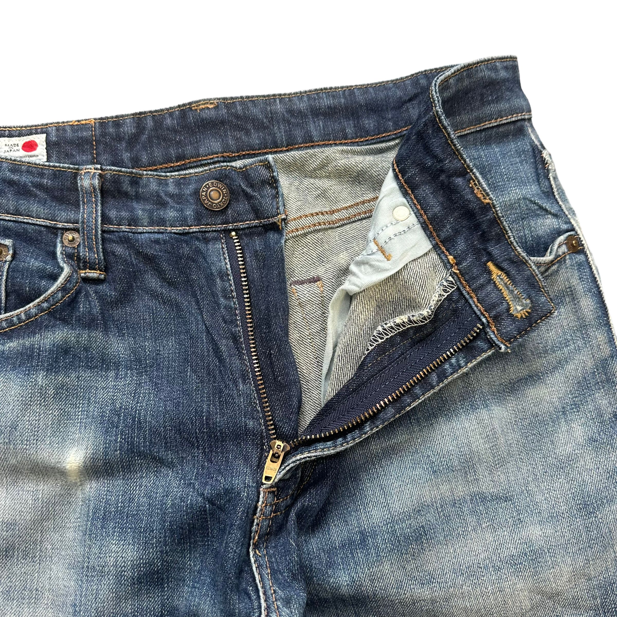 Edwin EDWIN 503 WASHED DENIM PANT #8640-018 Size US 31 - 4 Thumbnail