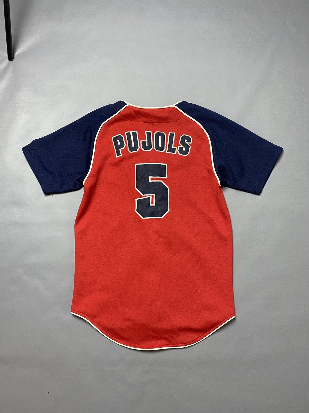 Majestic Albert Pujols St Louis Cardinals Jersey Size True XS/S MLB Size US L / EU 52-54 / 3 - 2 Thumbnail
