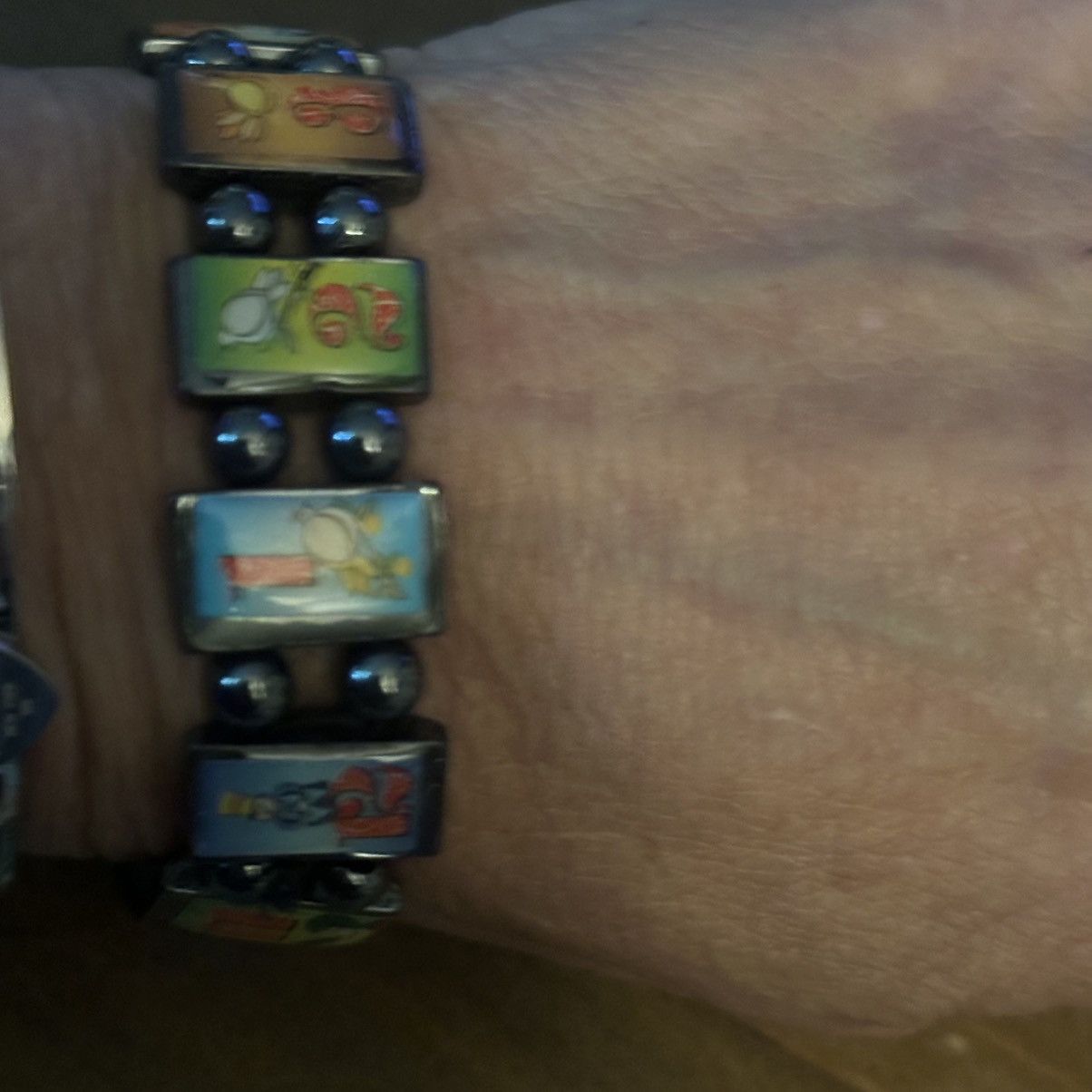 Other Hematite 12 Days of Christmas tile stretch bracelet Size ONE SIZE - 3 Thumbnail
