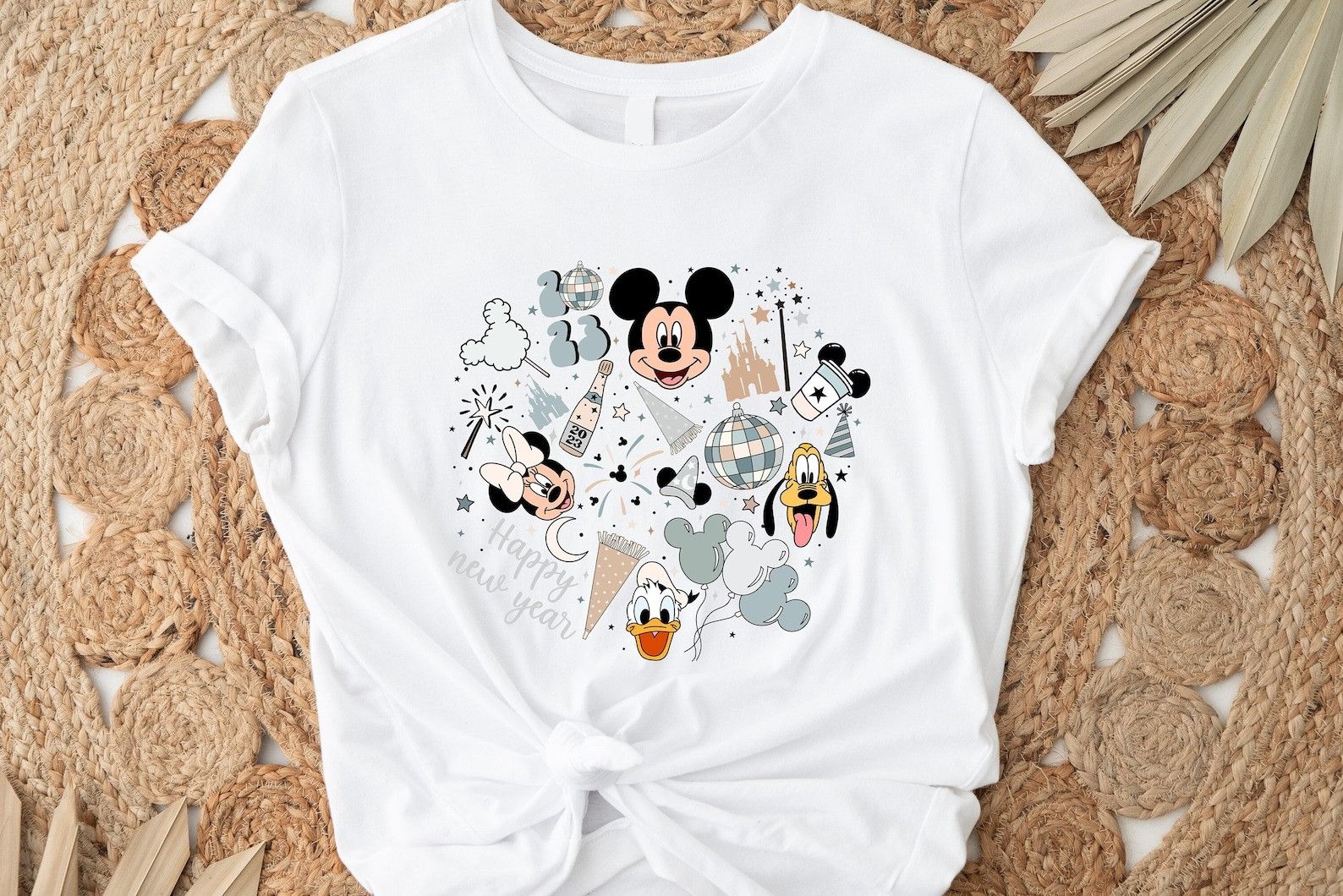 Designer × The Unbranded Brand Happy New Year Vintage Shirt, New Year 2025 Shirt Size XL / US 12-14 / IT 48-50 - 1 Thumbnail