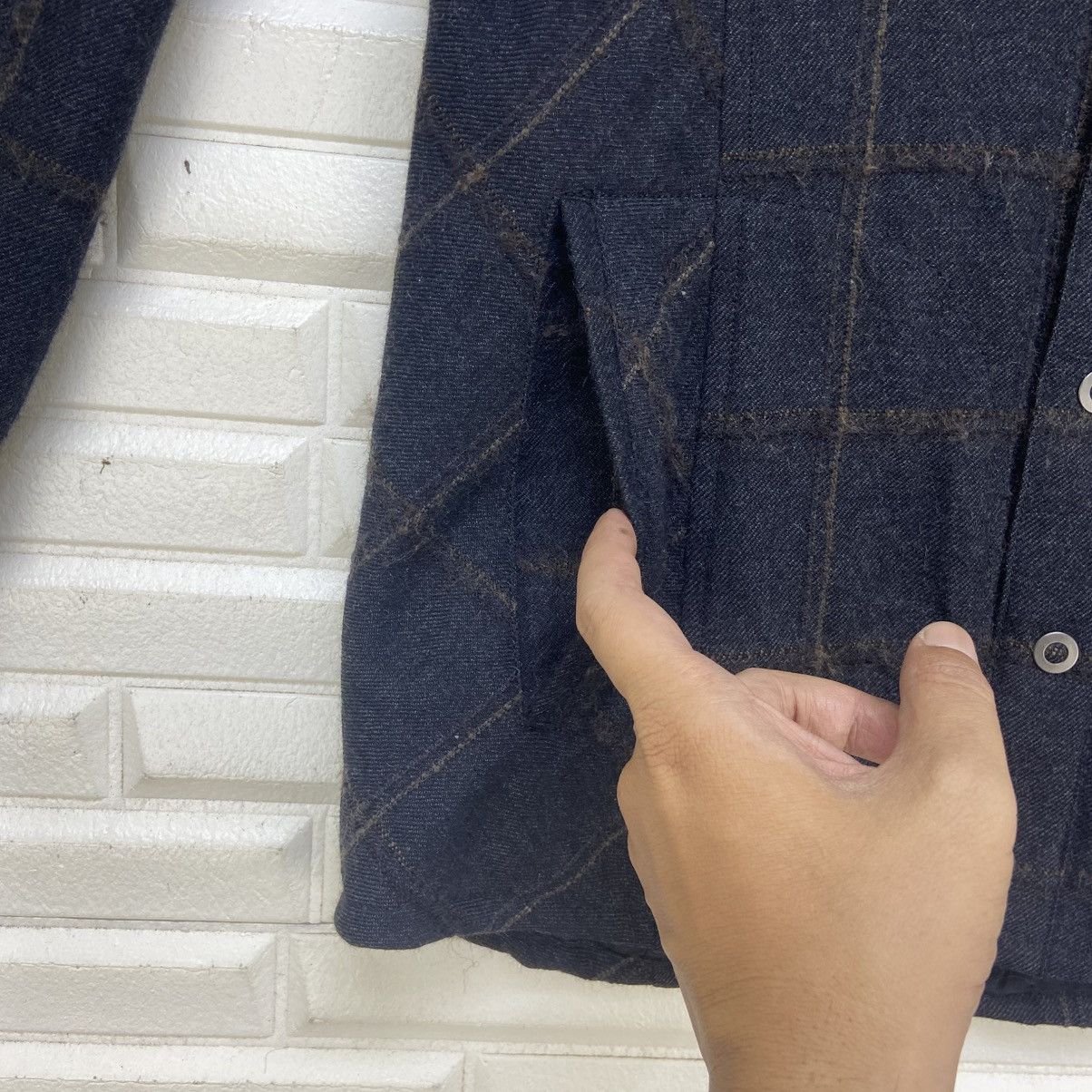 Japanese Brand Japanese Streetwear Rawlife Wool + Cowhide Riri Zipper Size US XS / EU 42 / 0 - 8 Thumbnail