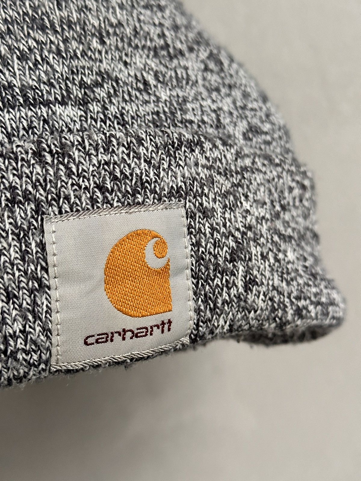 Carhartt Wow 😻 White Beanie Carhartt Y2K Streetwear Outdoor Arcteryx Size ONE SIZE - 6 Thumbnail