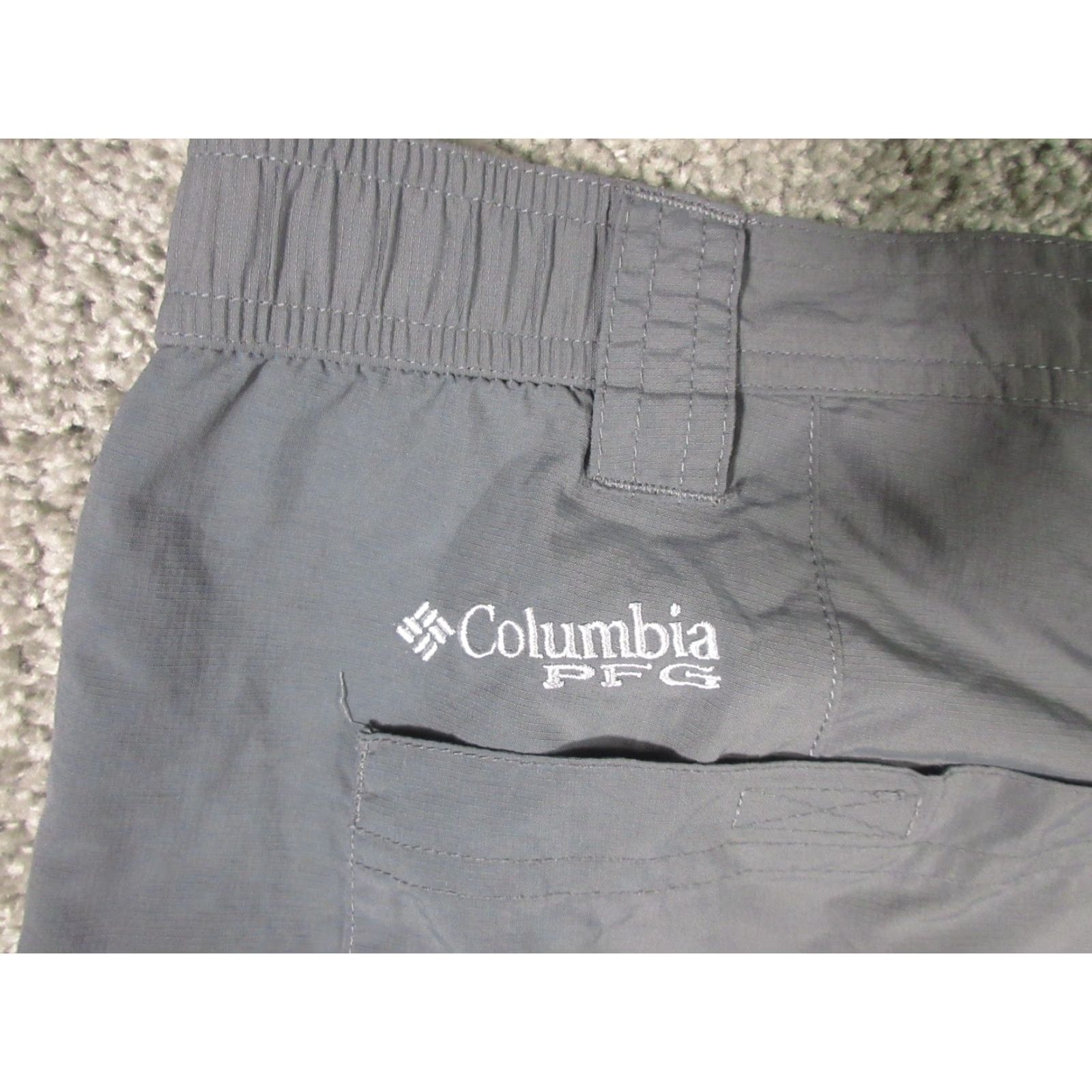 Vintage Columbia Omni-Shade Convertible Cargo Pants Mens 52 Regular Gray Nylon Lightweight Size US 36 / EU 52 - 5 Thumbnail