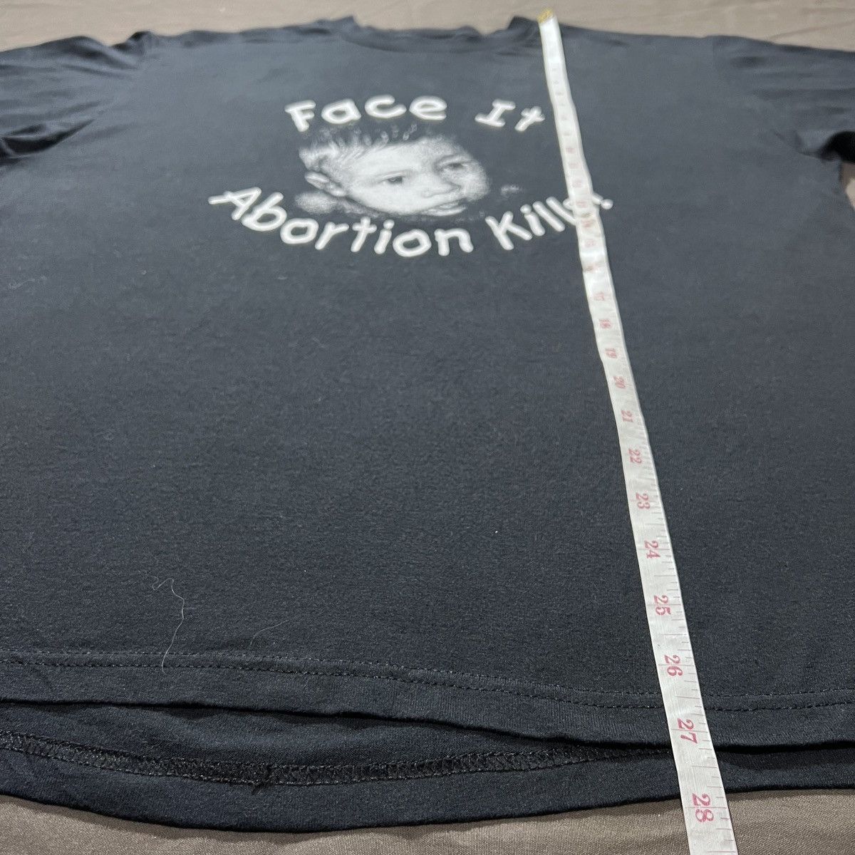 Vintage Vintage Y2K ABORTION KILLS Tee L Graphic Streetwear Violence Size US L / EU 52-54 / 3 - 7 Thumbnail