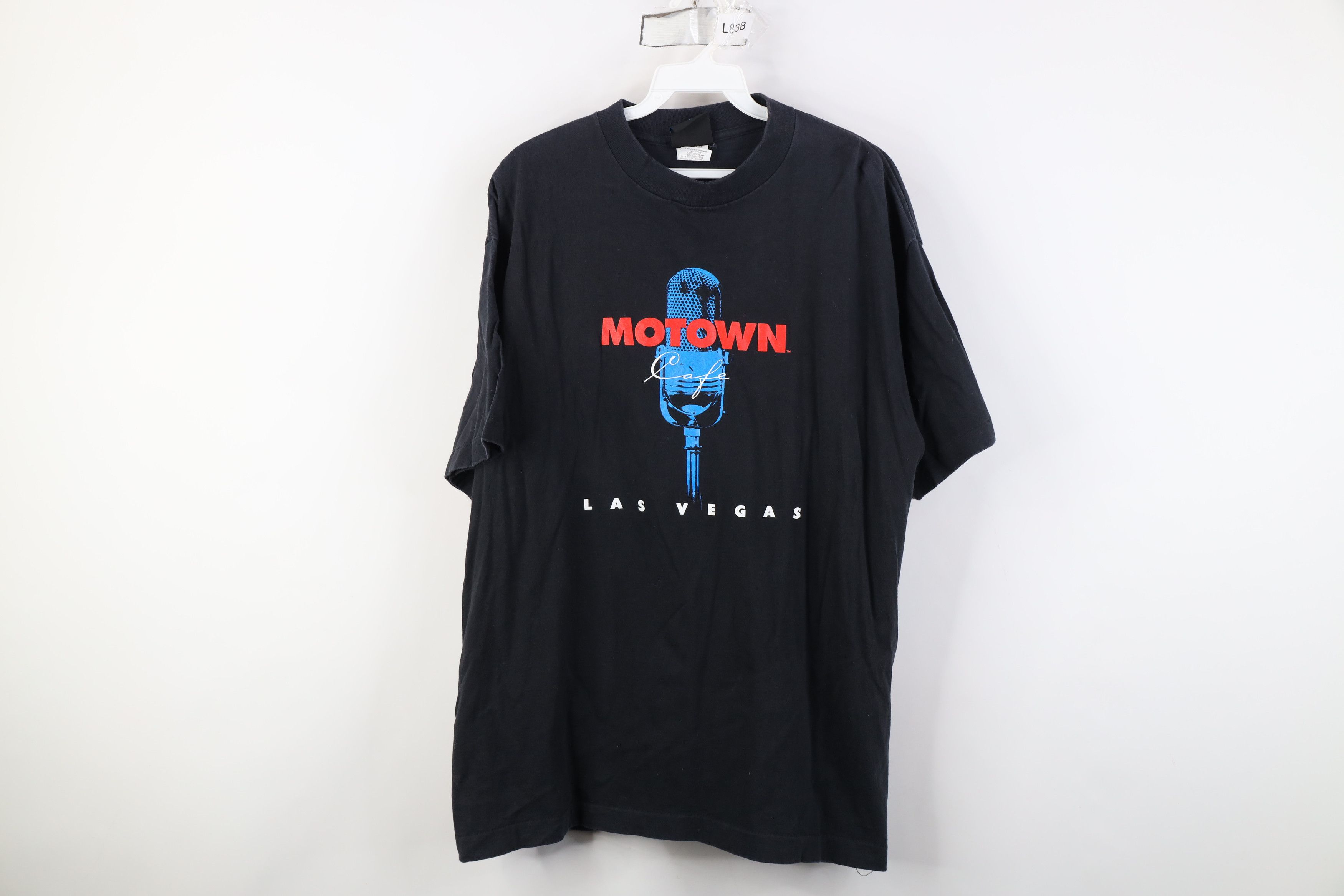 Vintage Vintage 90s Motown Cafe Las Vegas Detroit T-Shirt Black USA Size US XL / EU 56 / 4 - 1 Thumbnail