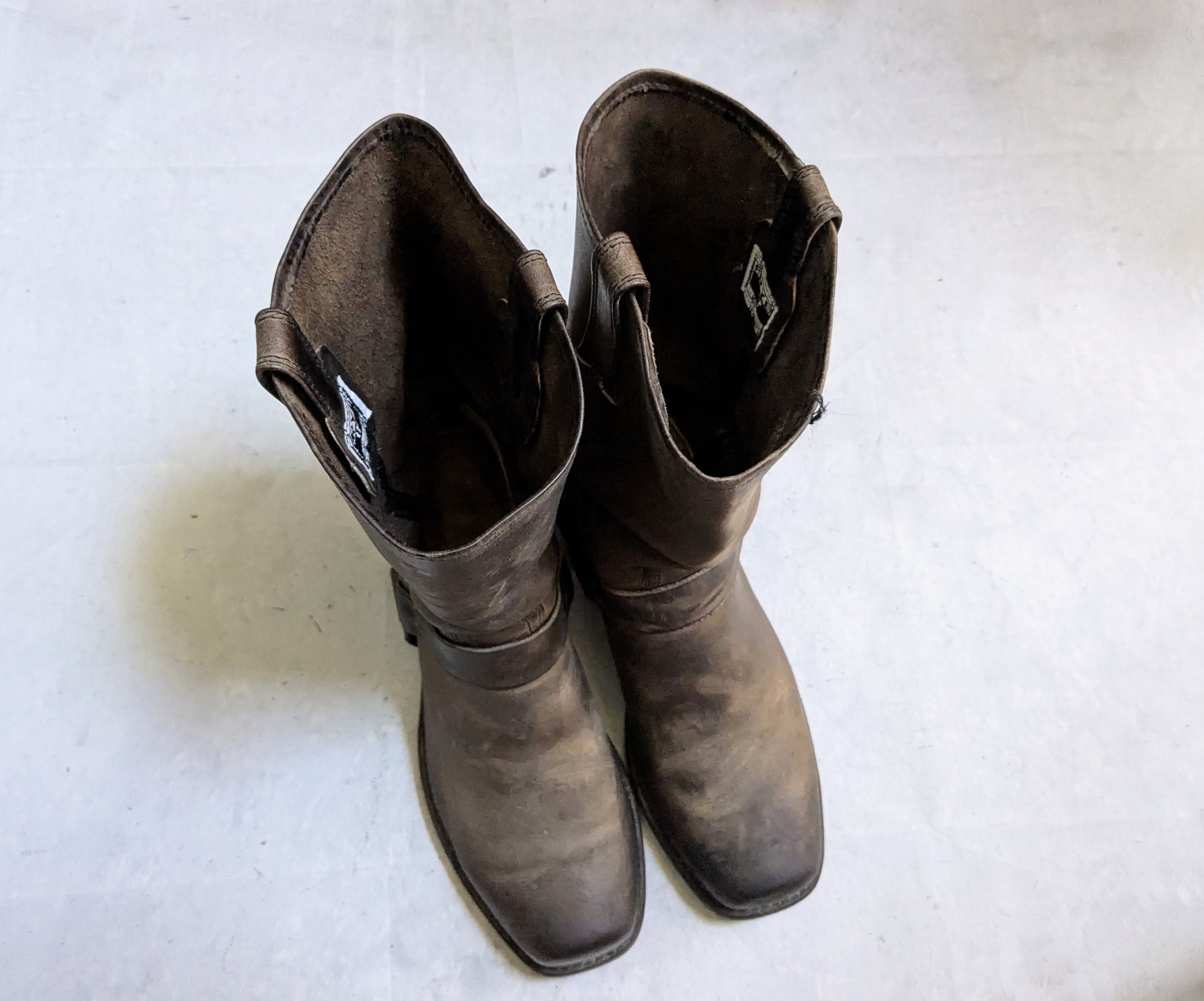 Frye Frye Harness Boots Brown 11.5 Wide Leather USA Size US 11.5 / EU 44-45 - 2 Thumbnail