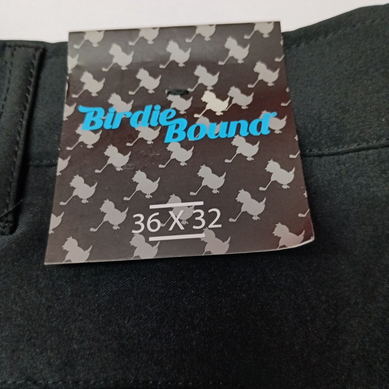 Other Birdie Bound Golf Pants Men's Size 36x32 Black Flex Straight Size US 36 / EU 52 - 2 Thumbnail