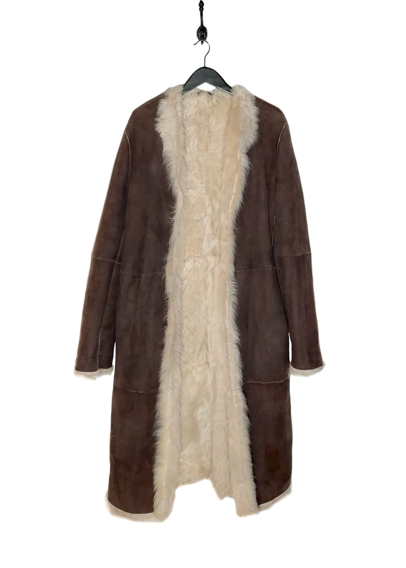 Marni Marni Brown Suede & Shearling Coat Size M / US 6-8 / IT 42-44 - 2 Thumbnail