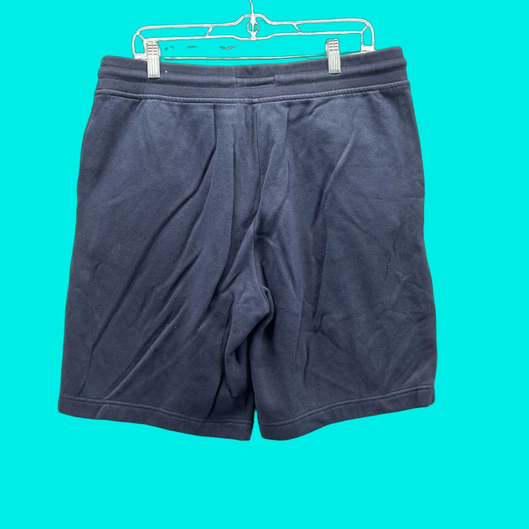 Tommy Hilfiger Tommy Hilfiger Sweat Shorts Mens Large Blue Fleece Logo Drawstring 11 Inseam Size US 33 - 1 Thumbnail