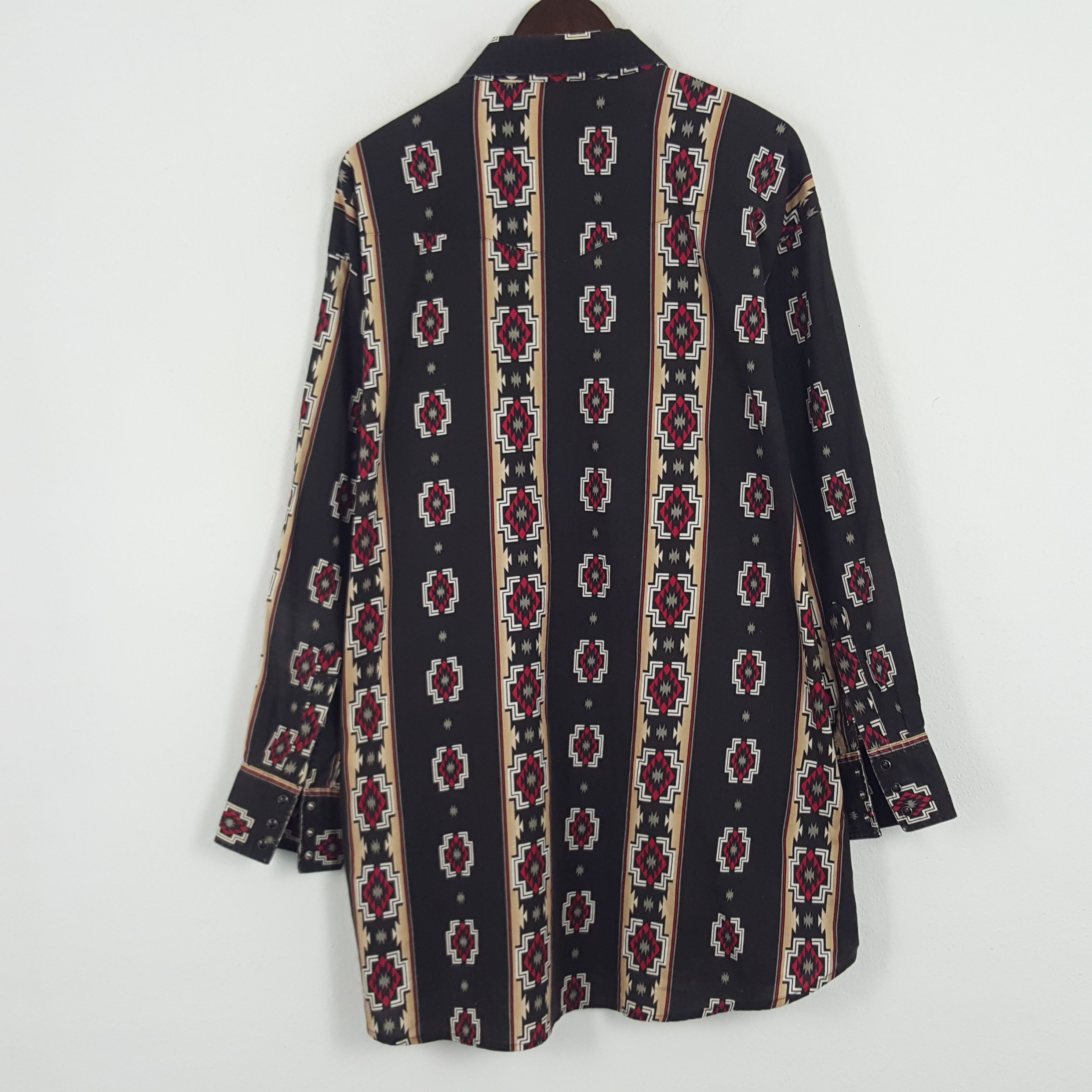 Vintage × Wrangler Vintage Wrangler Hawaii Style Button Up Shirt Size US XXL / EU 58 / 5 - 3 Thumbnail