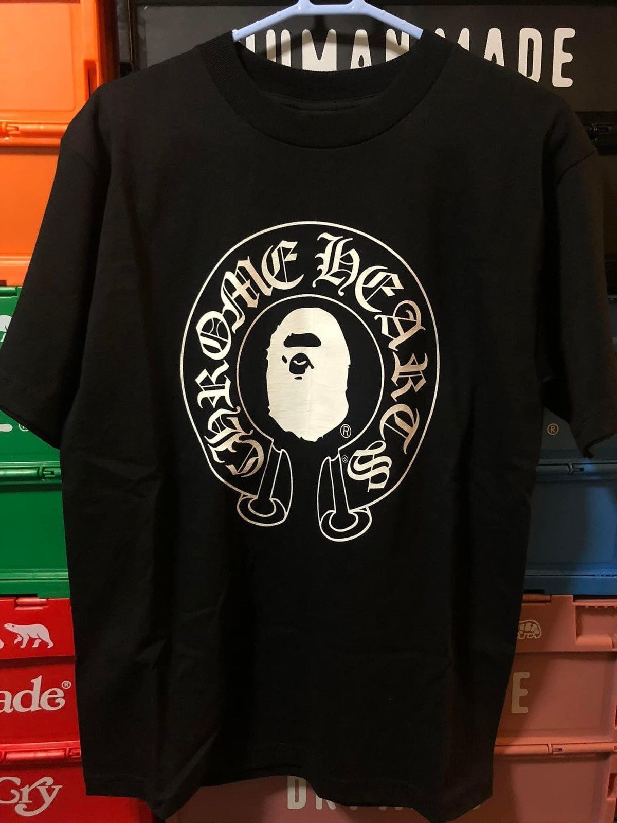 Bape × Chrome Hearts Chrome Hearts x Bape Tee Grailed