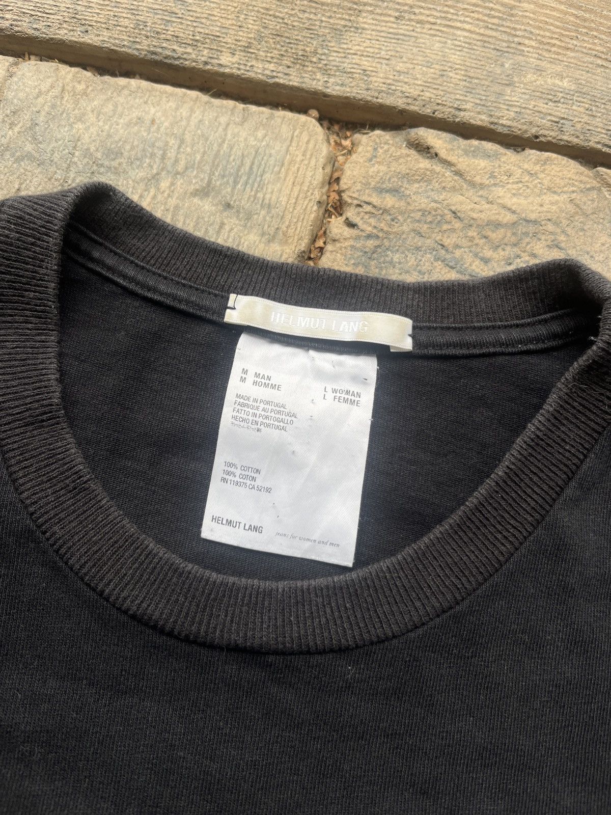 Helmut Lang Helmut Lang T shirt Big Logo M Size US M / EU 48-50 / 2 - 3 Thumbnail