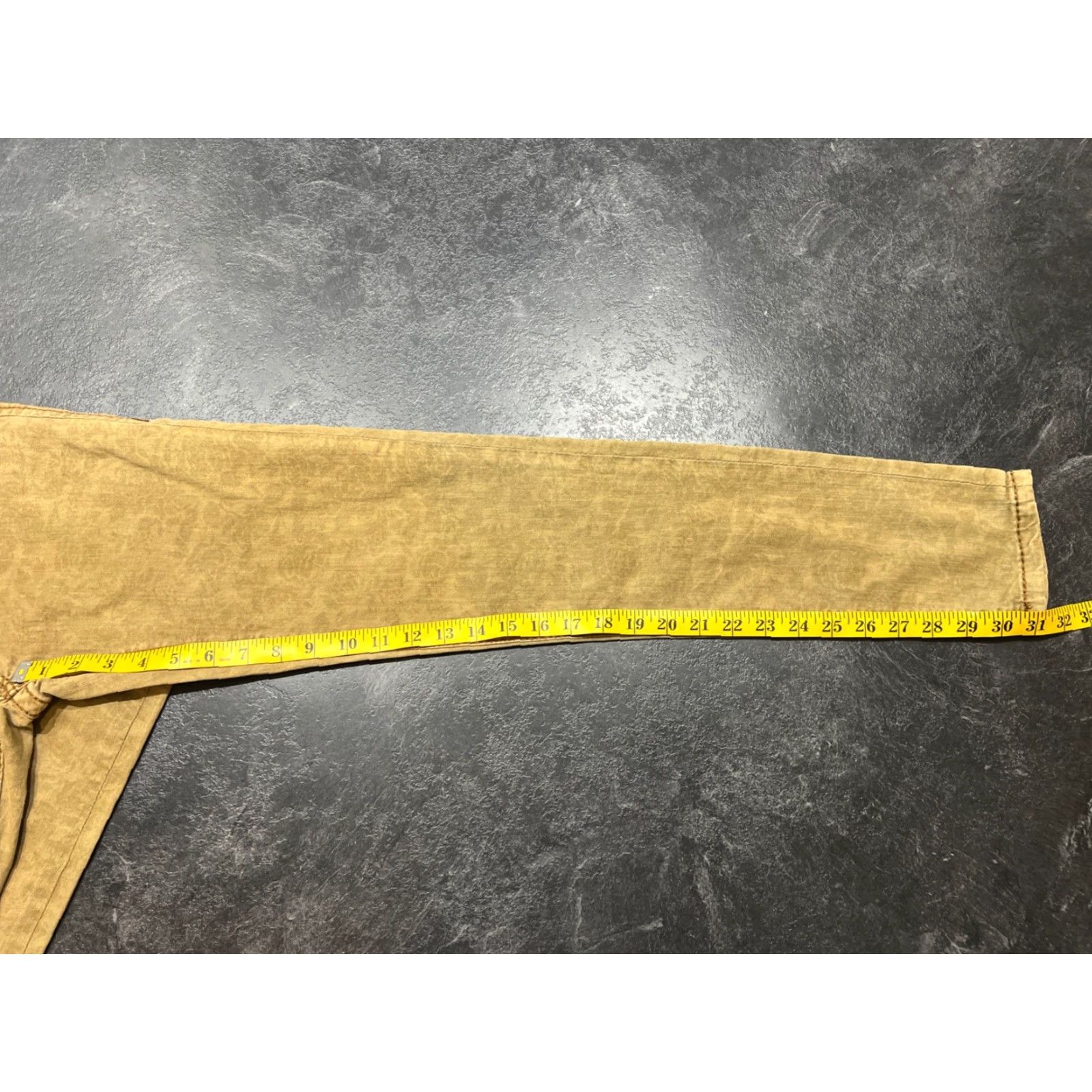 Joyrich Dear John Jeans Women’s 28 Khaki Skinny Comfort Corduroy Flat Front 90s City Casual Workwear Pants Size 28" / US 6 / IT 42 - 7 Thumbnail