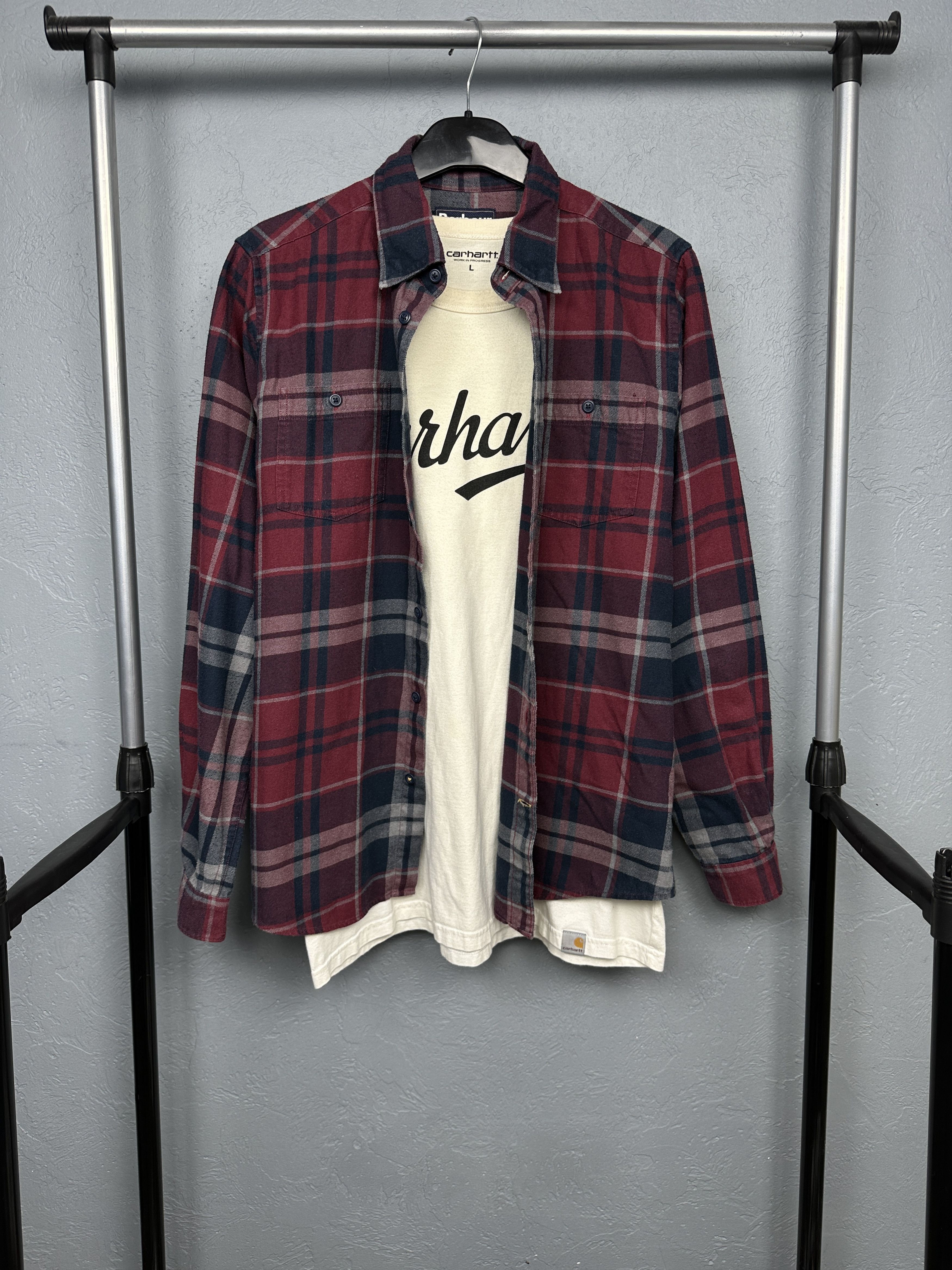 Barbour Barbour Mens Flannel Plaid Shirt Size US M / EU 48-50 / 2 - 1 Thumbnail