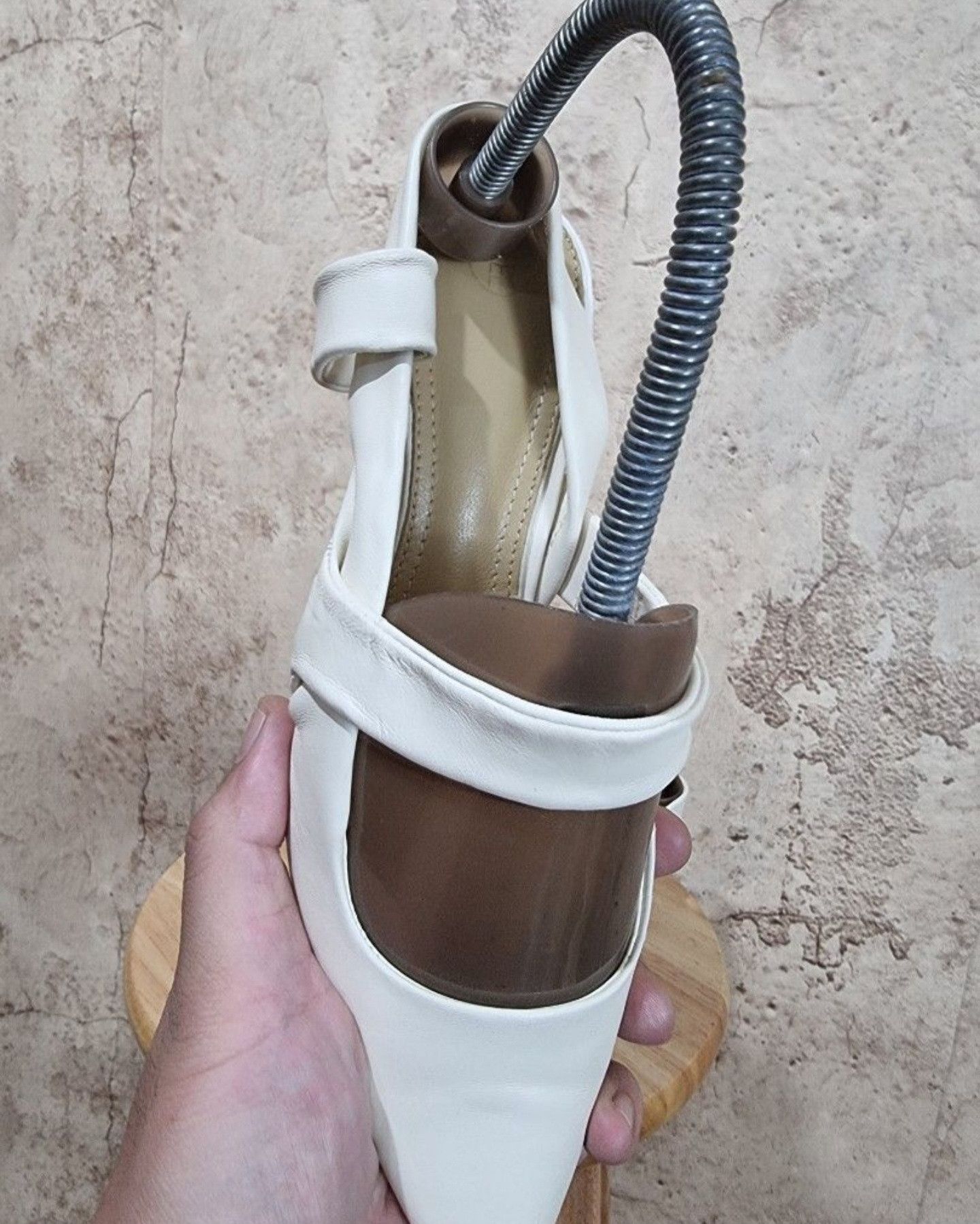 The Row The Row Coco Twist Leather Sling back heels Size US 5 / IT 35 - 4 Thumbnail