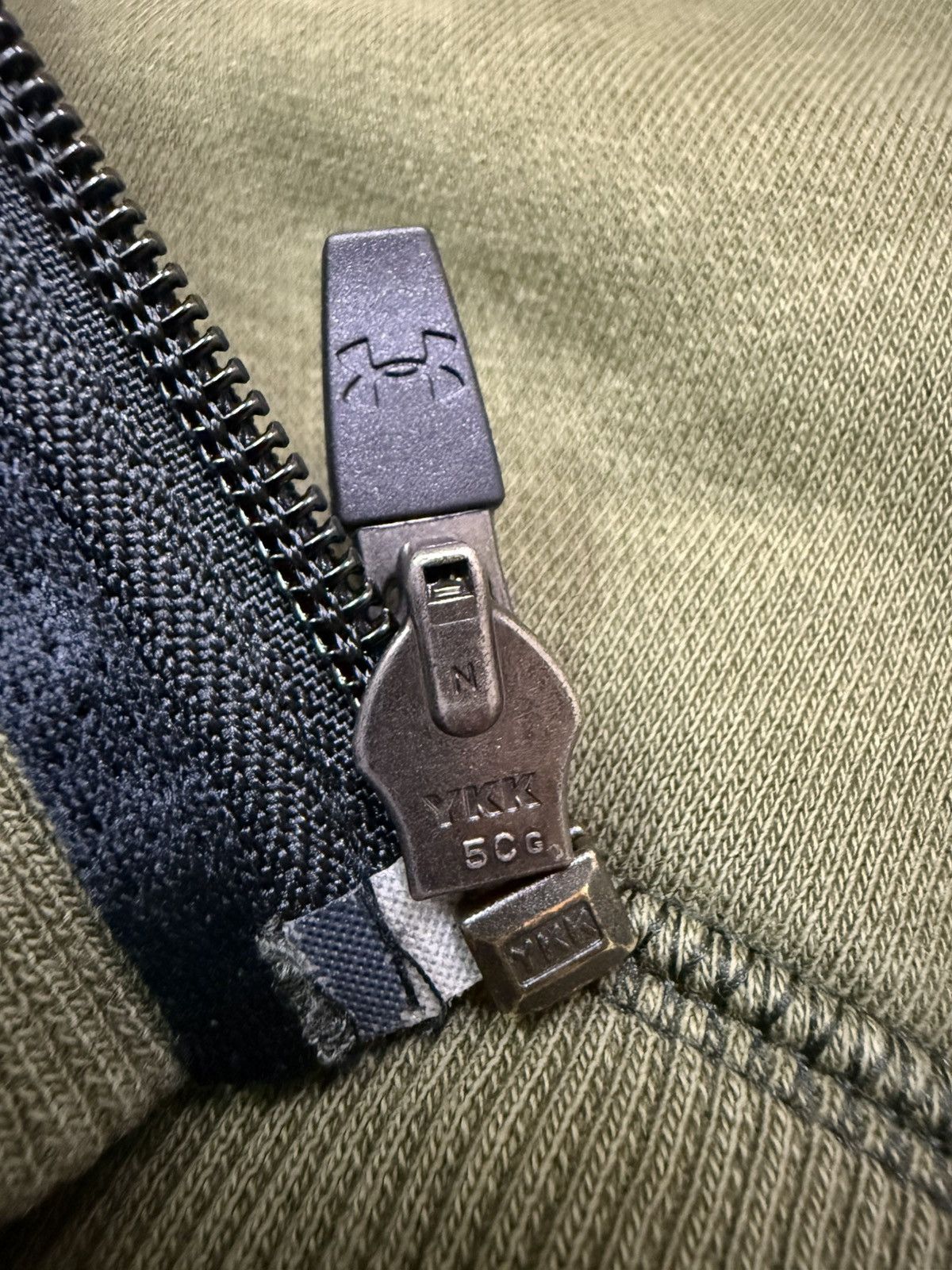 Under Armour Under Armour Olive Green Zip Up Sweater Hoodie Size US M / EU 48-50 / 2 - 12 Thumbnail