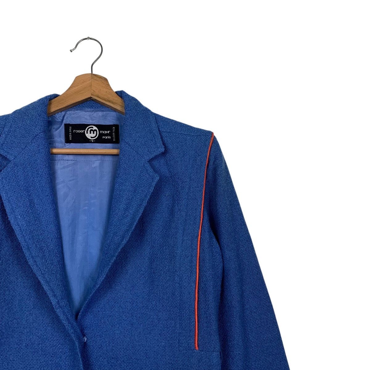 Japanese Brand ROGER MAHR Paris Roma Iwashima Blazer Jacket #2876-C130 Size M / US 6-8 / IT 42-44 - 4 Thumbnail