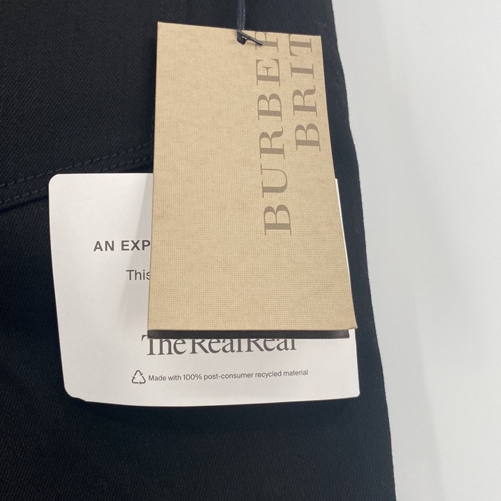 Burberry Burberry Brit Slim Skinny Black Jeans New with Tags Size 26 Size 26" / US 2 / IT 38 - 8 Thumbnail
