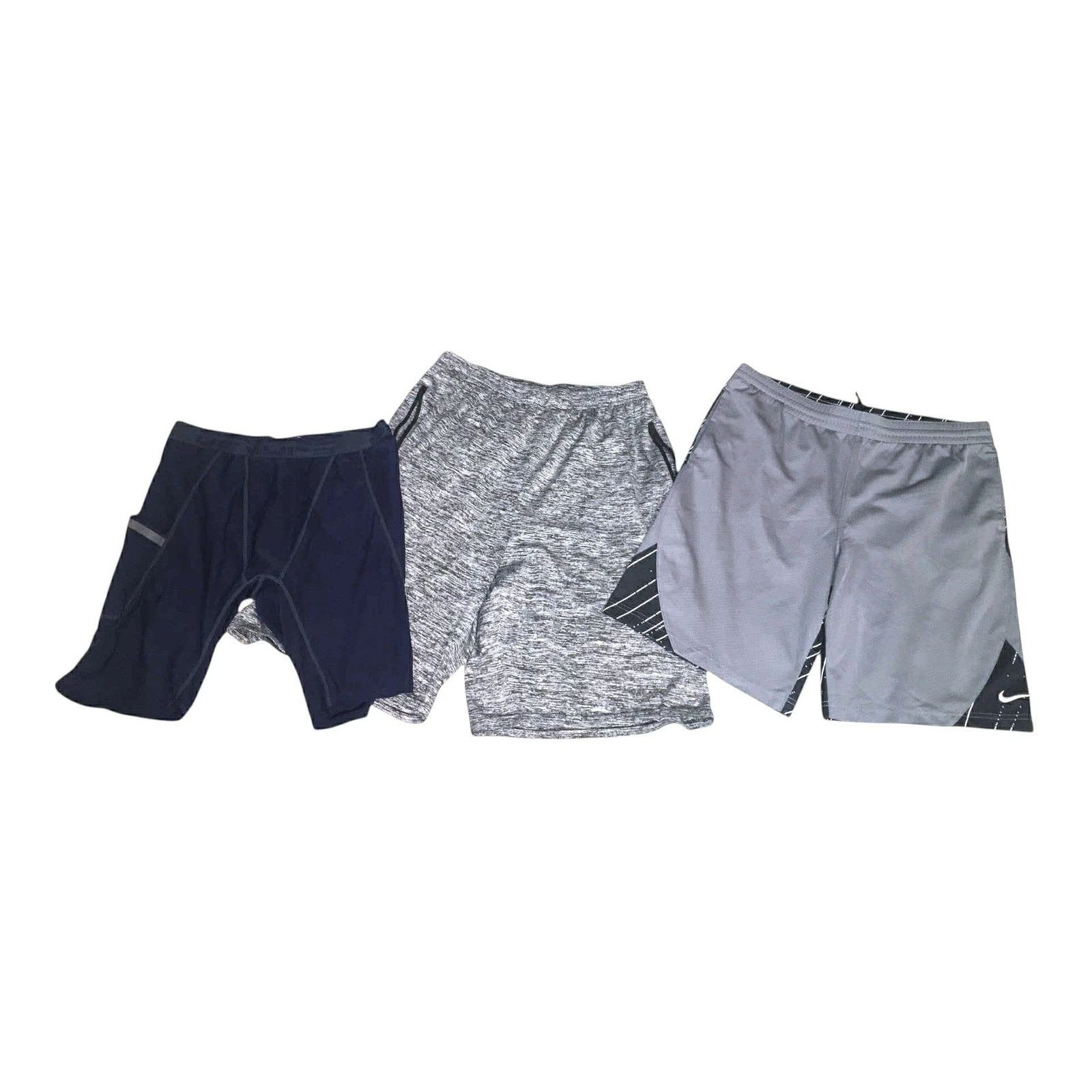 Nike 3Pair Athletic Shorts Workout Running Performance Spandex XL Size 38" / US 16 / IT 52 - 3 Thumbnail