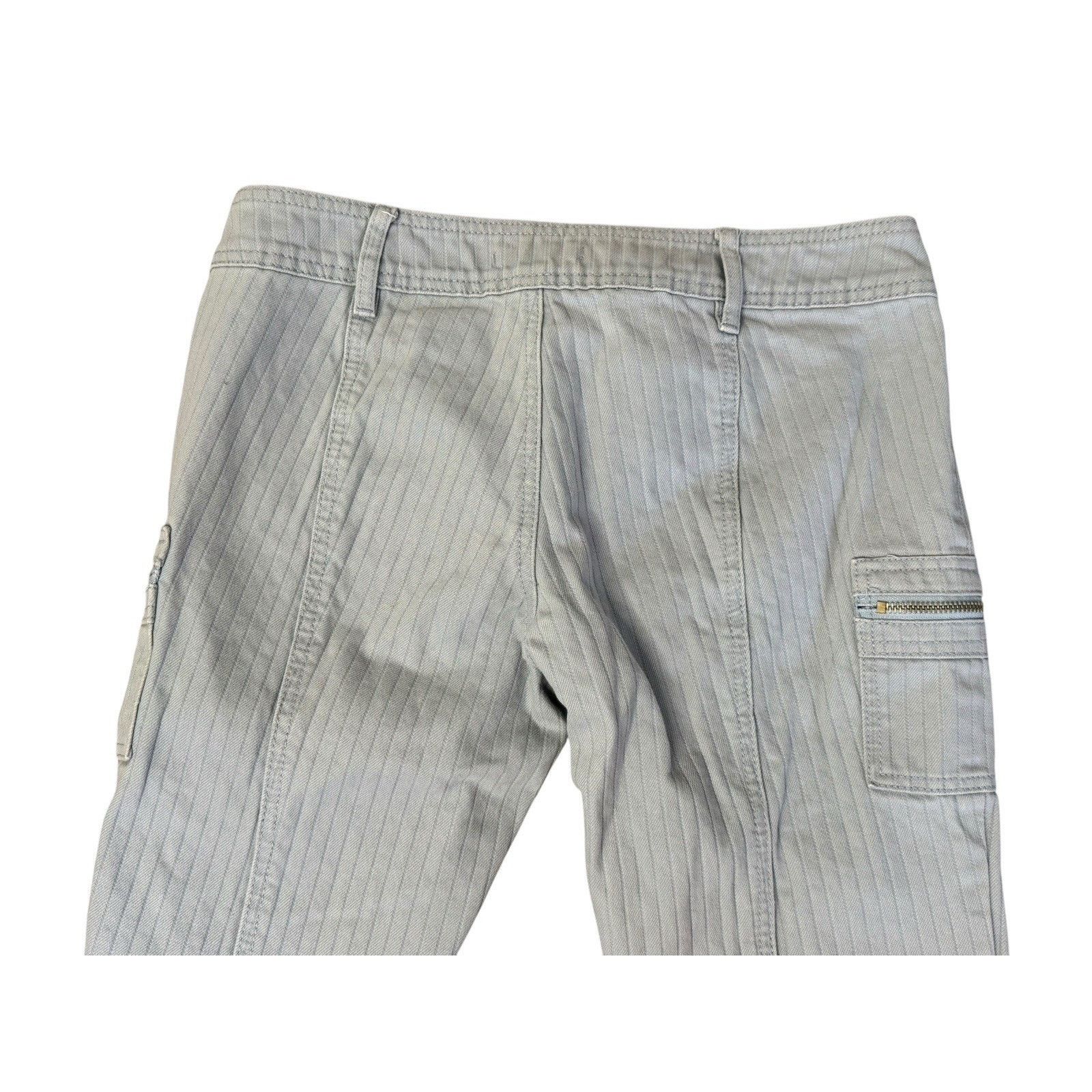 Pacsun PACSUN Low Rise Cargo Ribbed Denim Flare Jeans Size 26 NEW Size 26" / US 2 / IT 38 - 7 Thumbnail