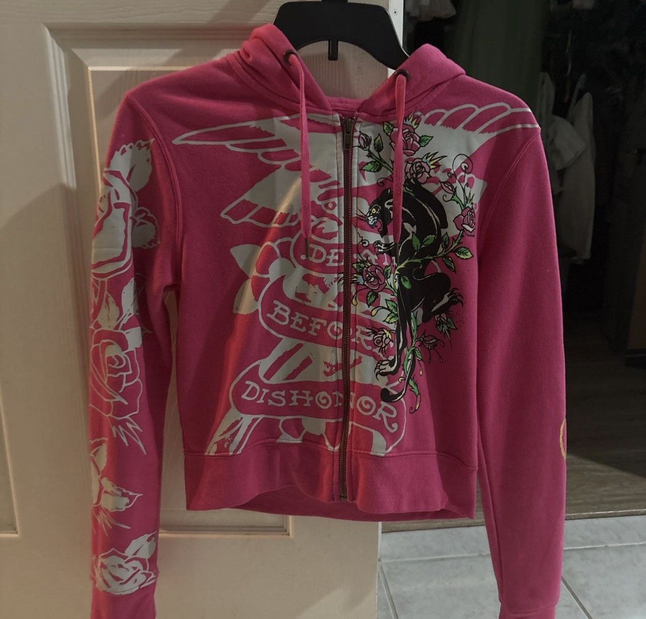 Ed Hardy Ed Hardy Cropped Jacket Size S / US 4 / IT 40 - 1 Thumbnail
