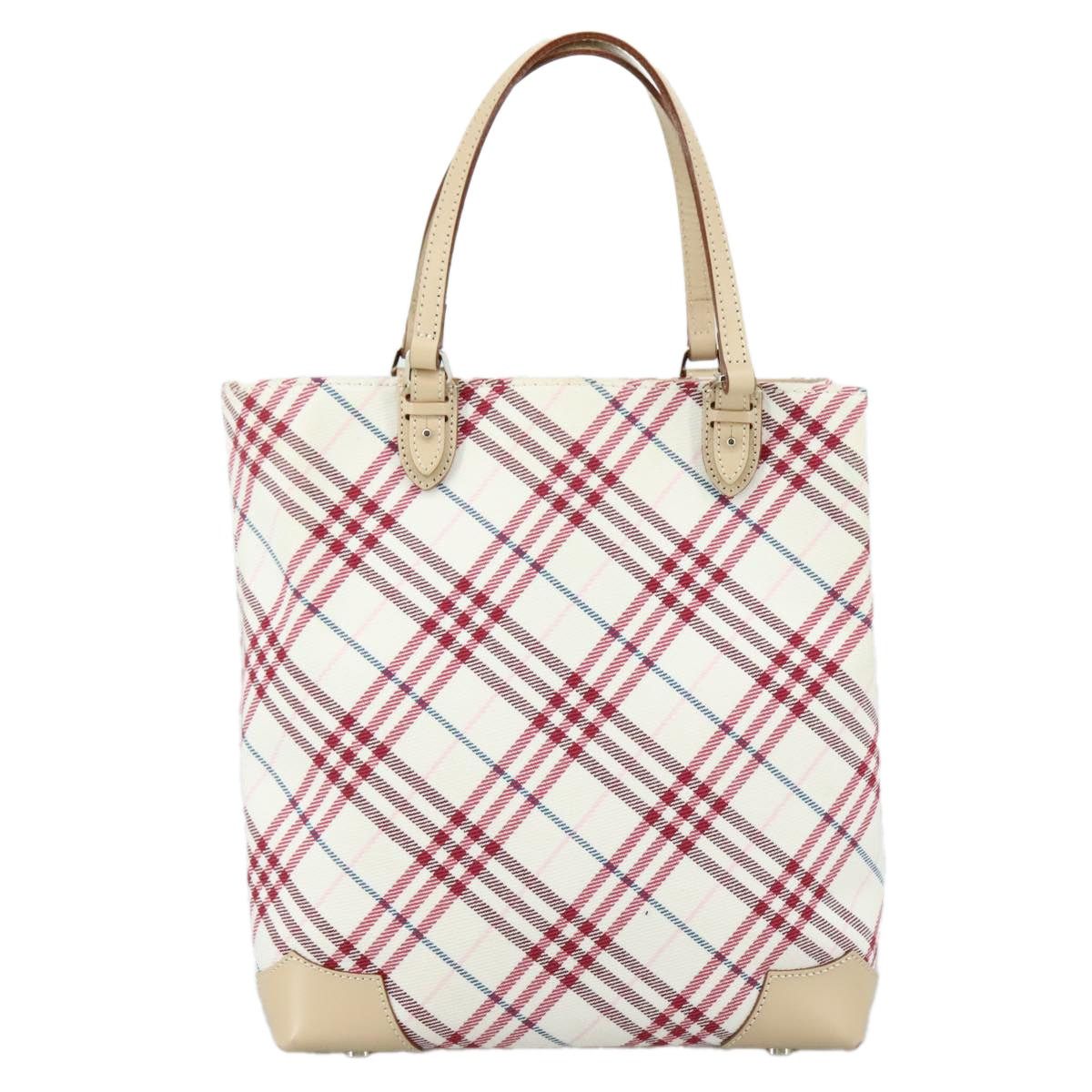 Burberry Burberry Nova Check Blue Label Hand Bag Canvas Beige Size ONE SIZE - 2 Thumbnail