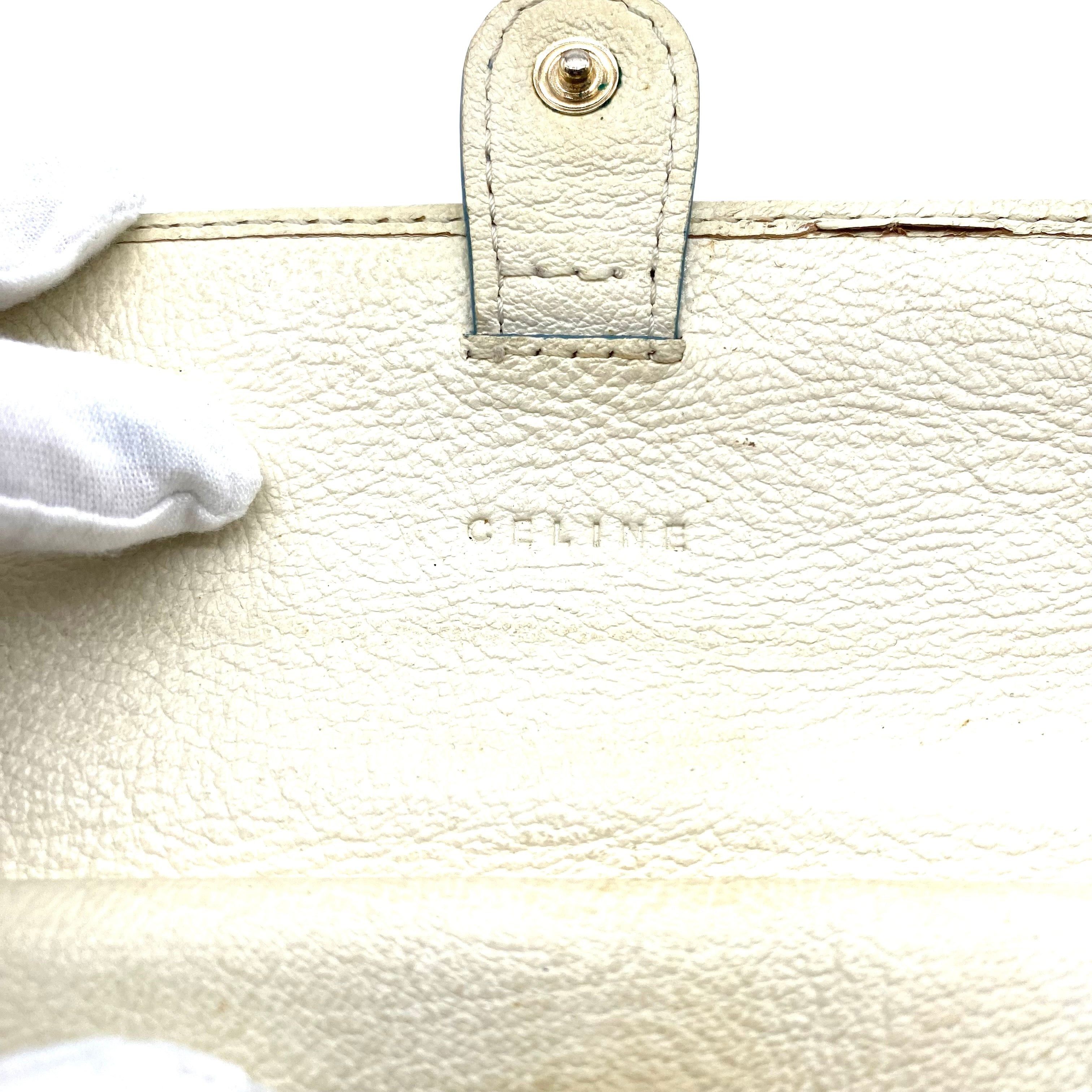 Celine Celine Trifold Wallet Gray Canvas Macadam Pattern Monogram Size ONE SIZE - 5 Thumbnail