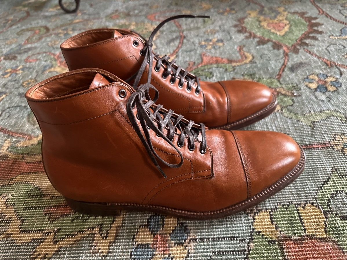 Alden Alden 3914 Straight Tip Boots Furnished Calf- rare! Size US 9 / EU 42 - 2 Thumbnail